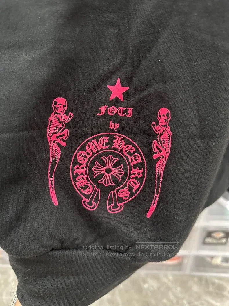 Chrome Hearts CHROME HEARTS Size L Black powder Foti skull zipper hoodie Size US L / EU 52-54 / 3 - 4 Thumbnail