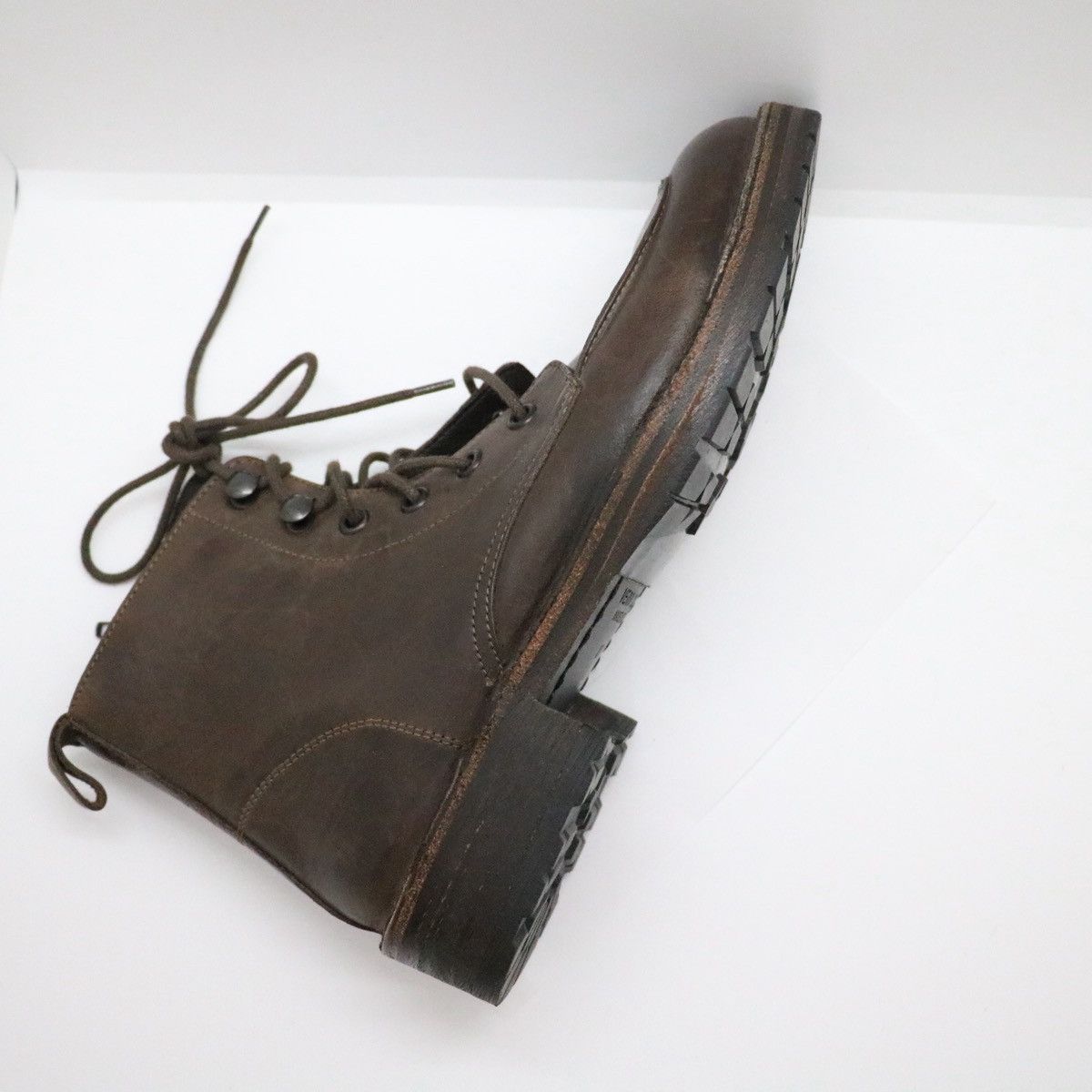 Other Boemos Italy Brown Leather Boots Lace Zip Up US6.5 EU37 Size US 7 / IT 37 - 12 Thumbnail