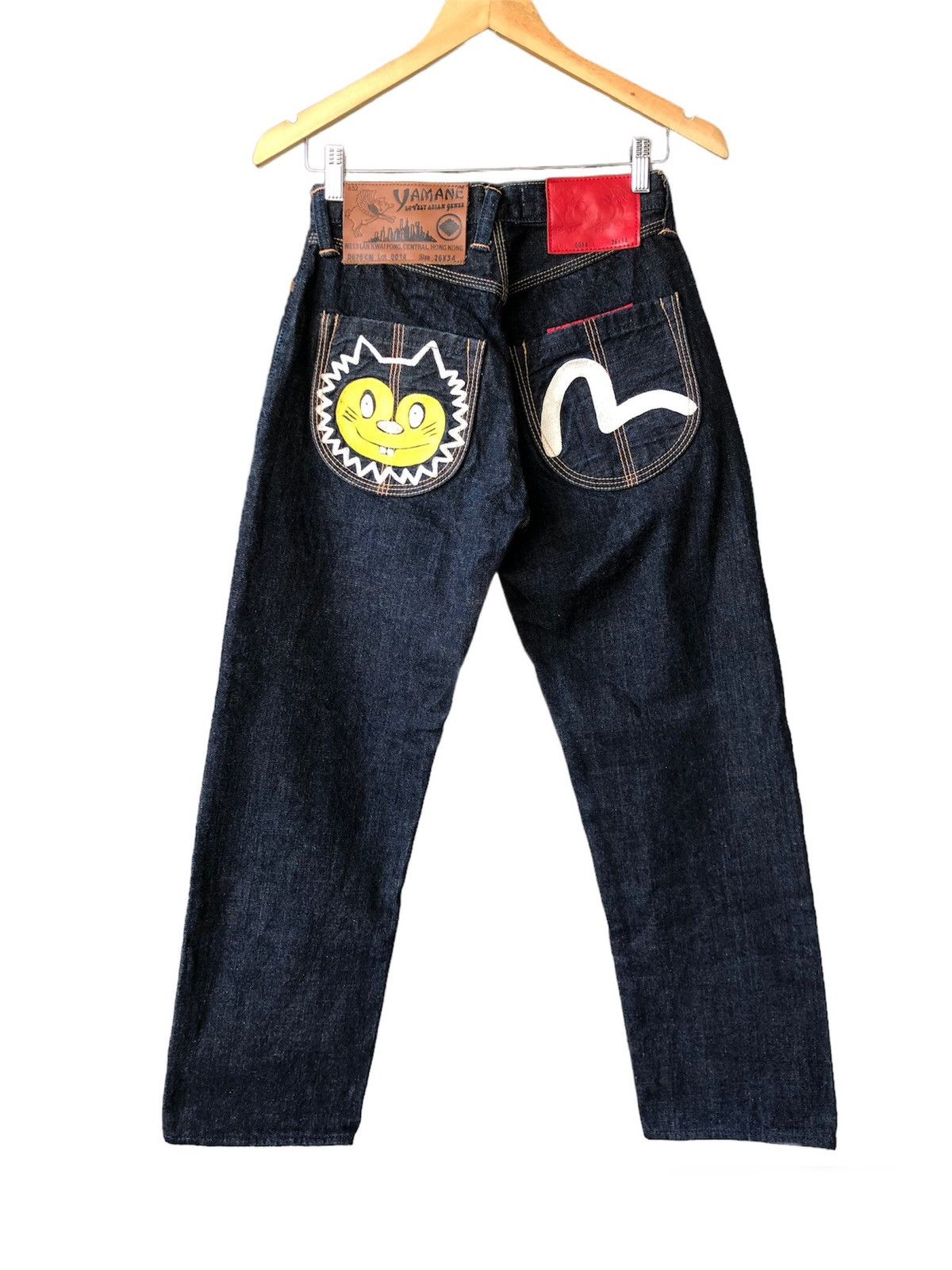 image of 80's Evisu Yamane Embroidery Denim in Blue, Men's (Size 26)