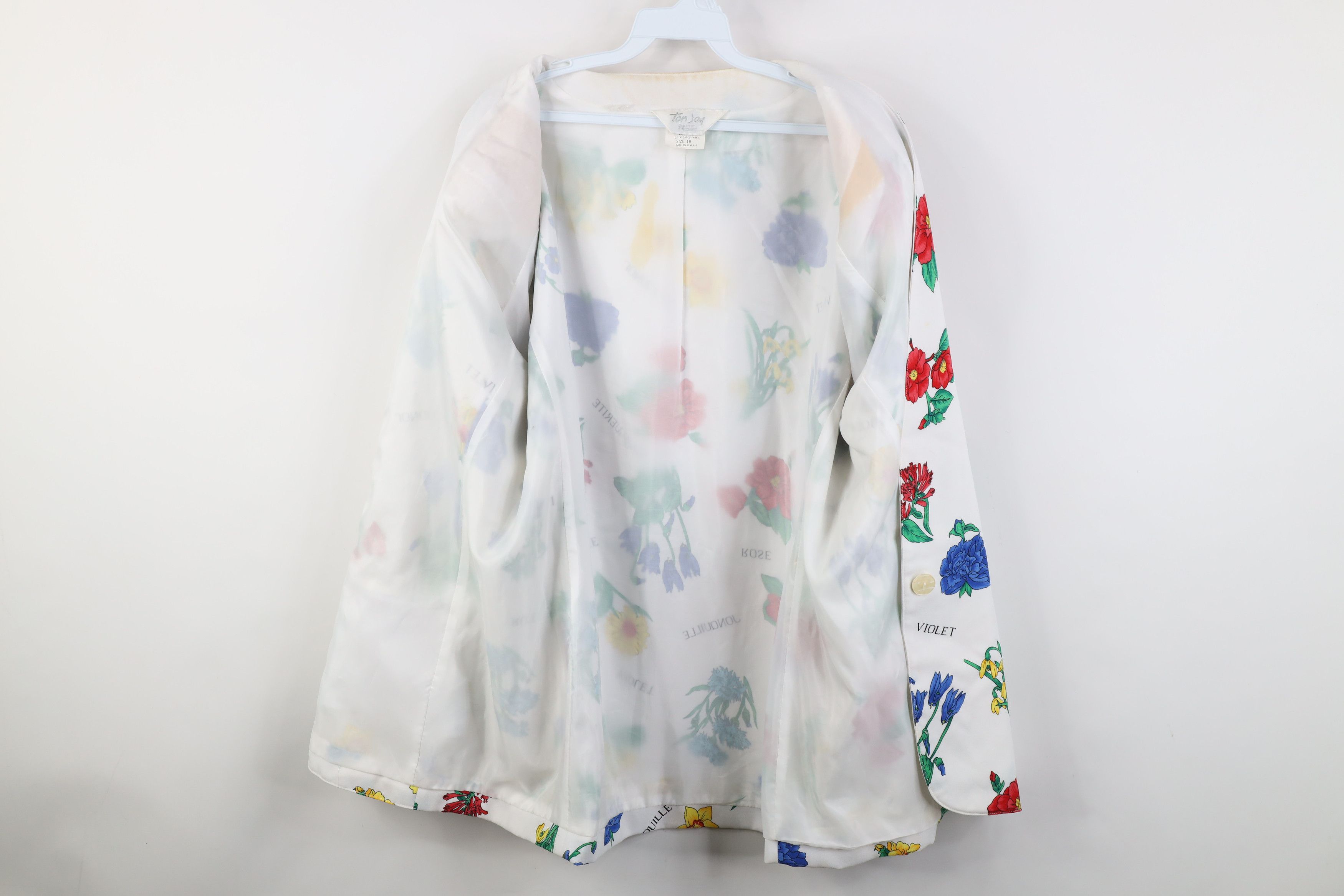 Vintage Vintage 90s Streetwear All Over Print Blazer Jacket USA Size XXL / US 16-18 / IT 52-54 - 11 Thumbnail