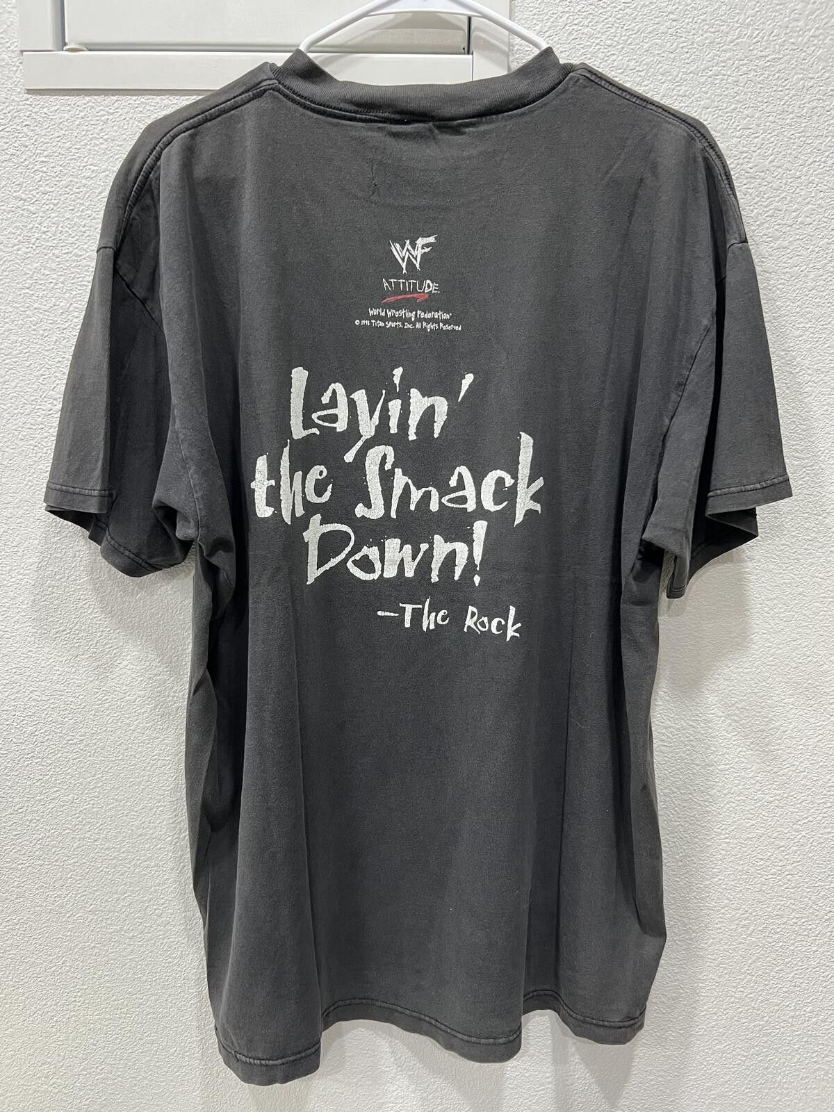 Other 90s The Rock WWE Layin The Smackdown Tee Size US XL / EU 56 / 4 - 2 Thumbnail