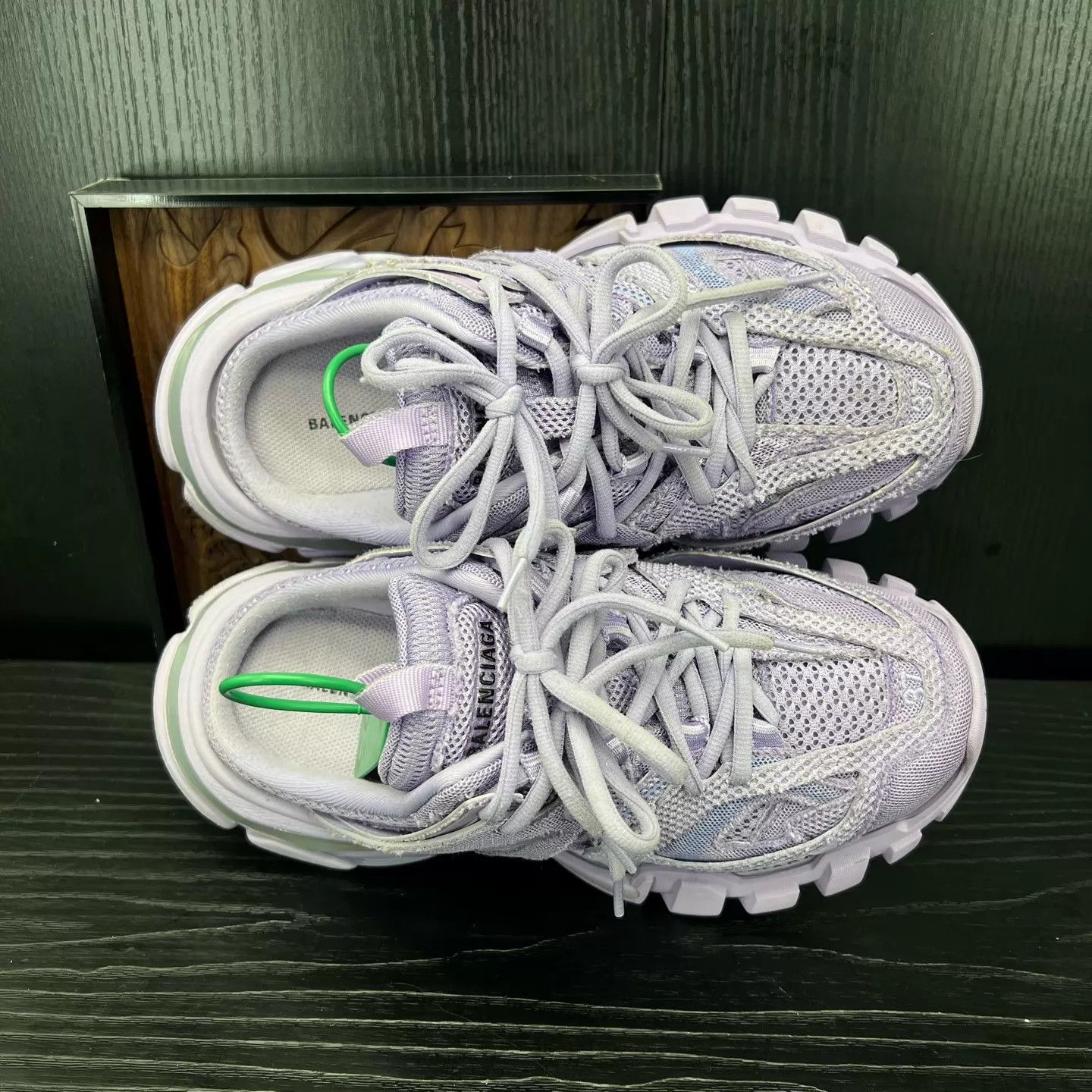 Balenciaga BALENCIAGA Track Slide Lavender 37 Like New Size US 6.5 / IT 36.5 - 8 Thumbnail