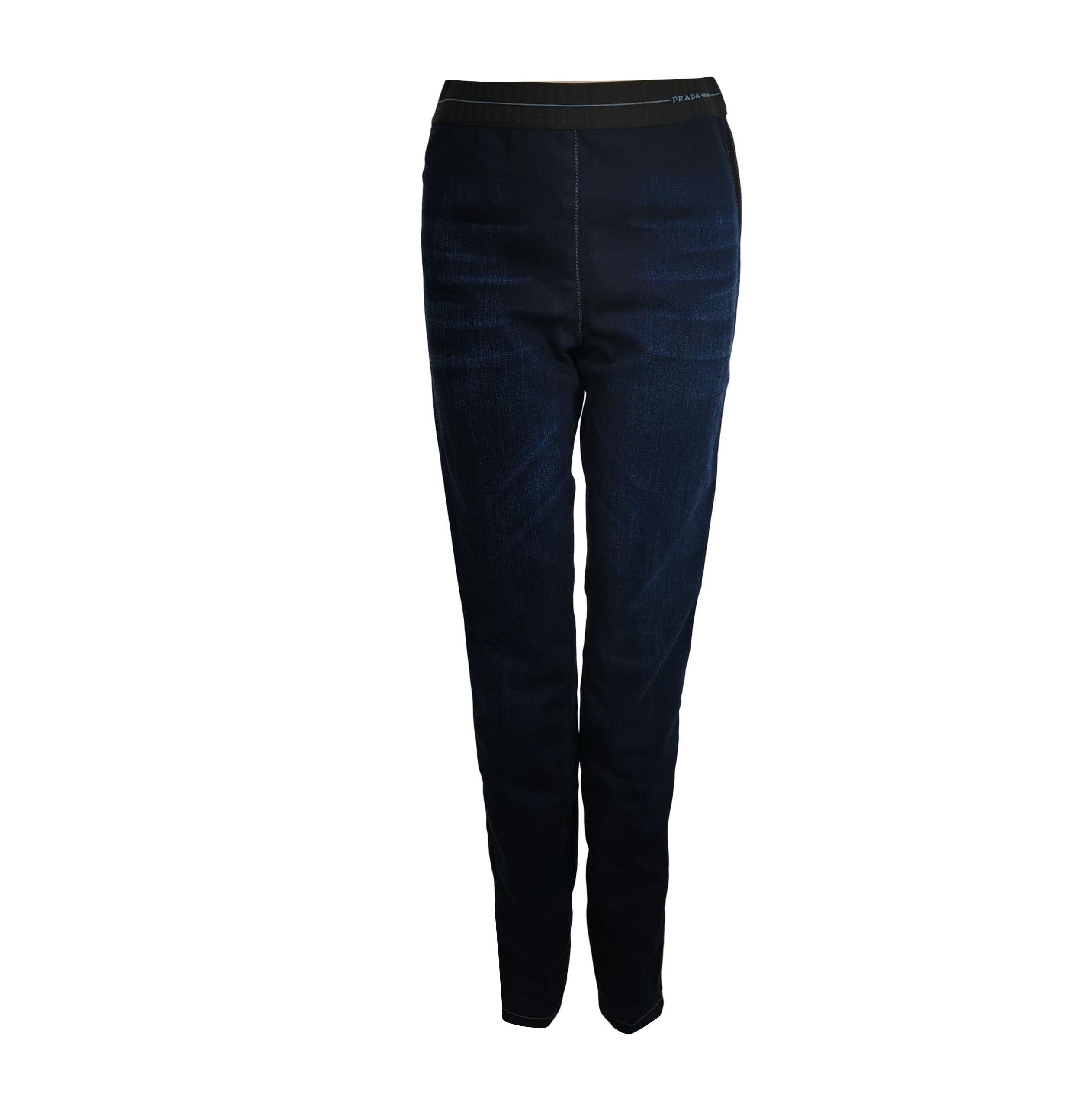 Prada Prada Logo Slim Fit Denim Pants 0089 Size 40" / US 18 - 1 Thumbnail
