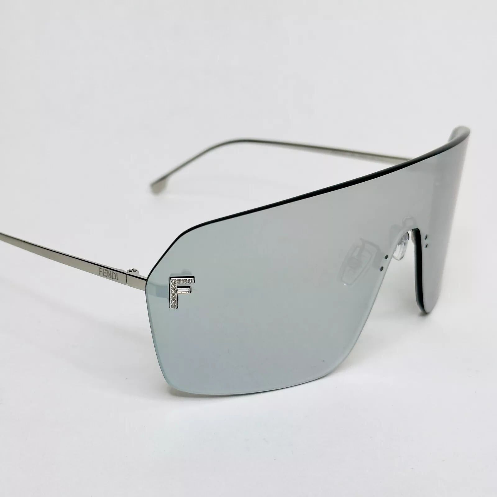 Fendi FENDI FIRST 4121 Silver Mirrored Fashion Sunglasses FE4121US Size ONE SIZE - 9 Thumbnail