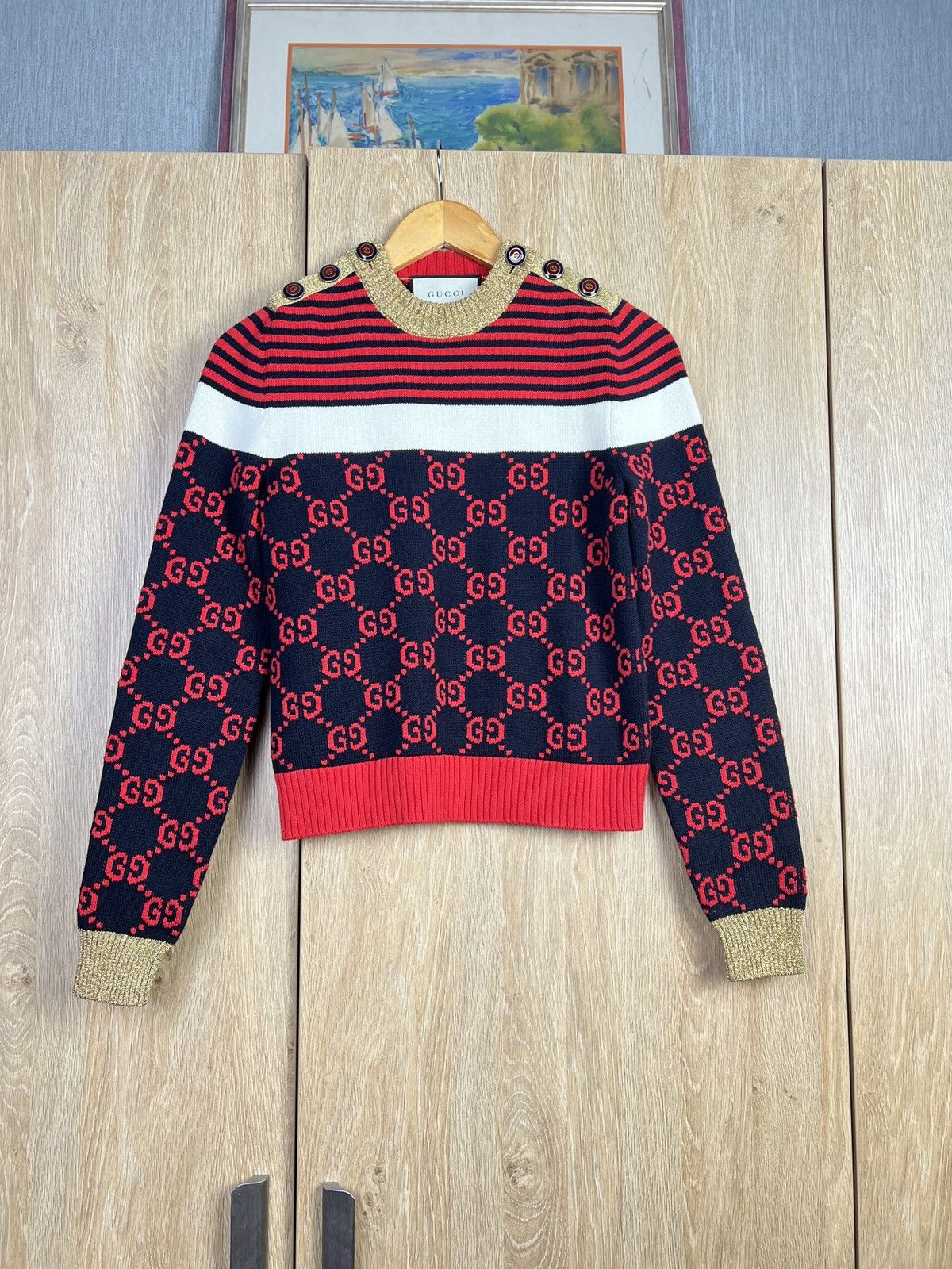 Gucci Gucci monogram sweather Size XS / US 0-2 / IT 36-38 - 1 Thumbnail