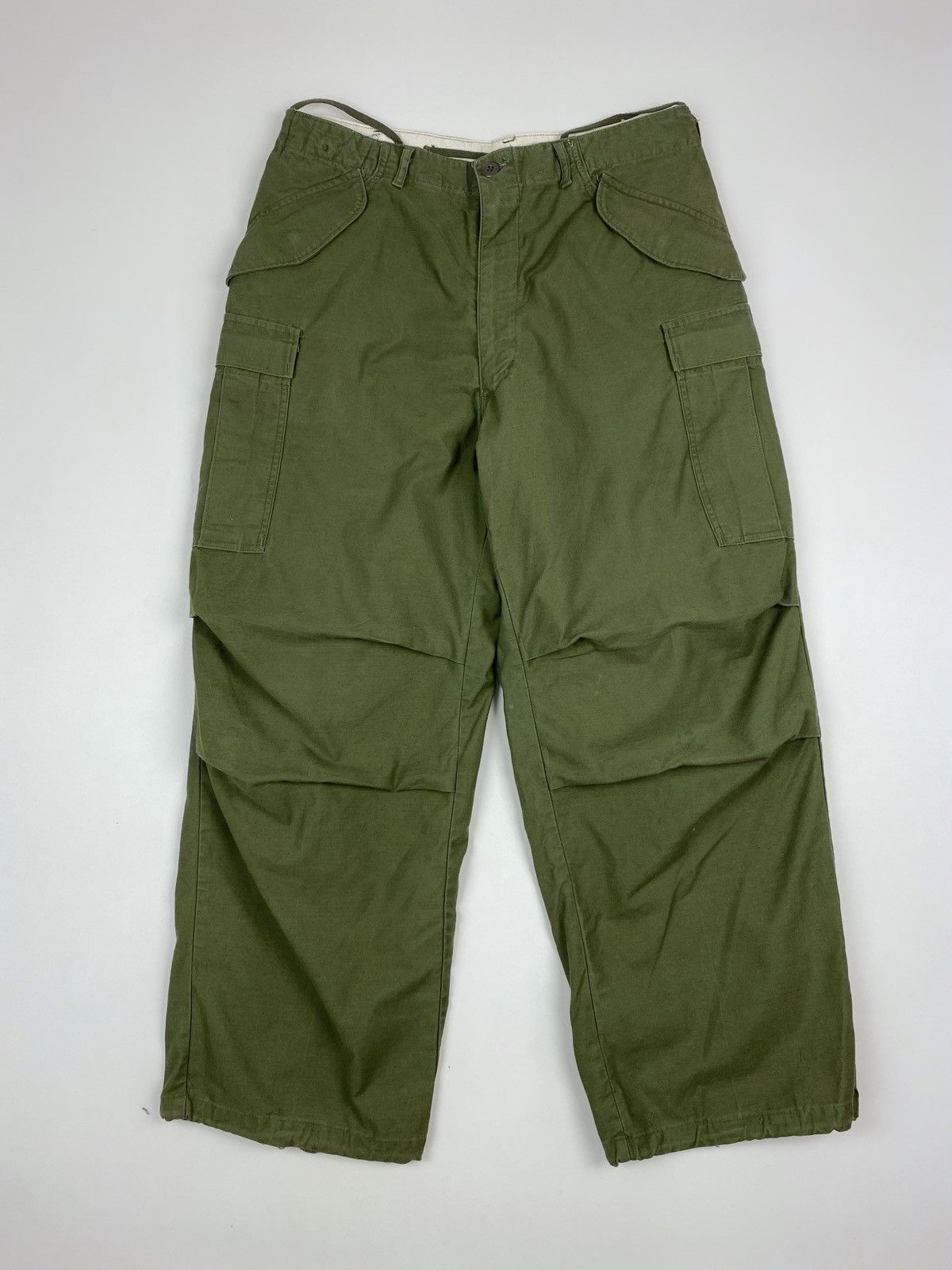Vintage 1960’s Vintage US Army M-65 Olive Green Field Cargo Pants Size US 34 / EU 50 - 3 Thumbnail