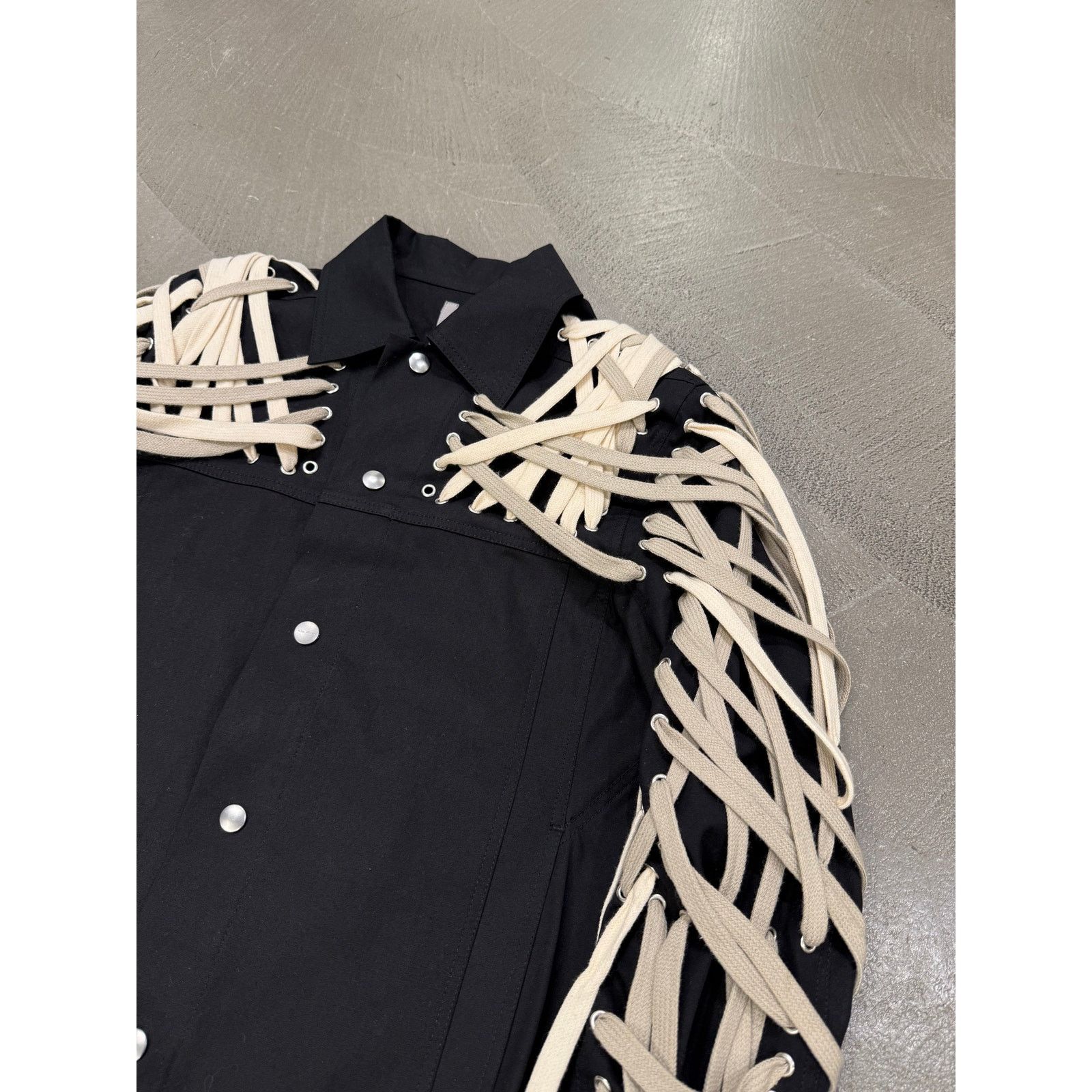 Rick Owens S/S2020 Rick Owens "Tecuatl" Megalace worker jacket Size S / US 4 / IT 40 - 2 Thumbnail
