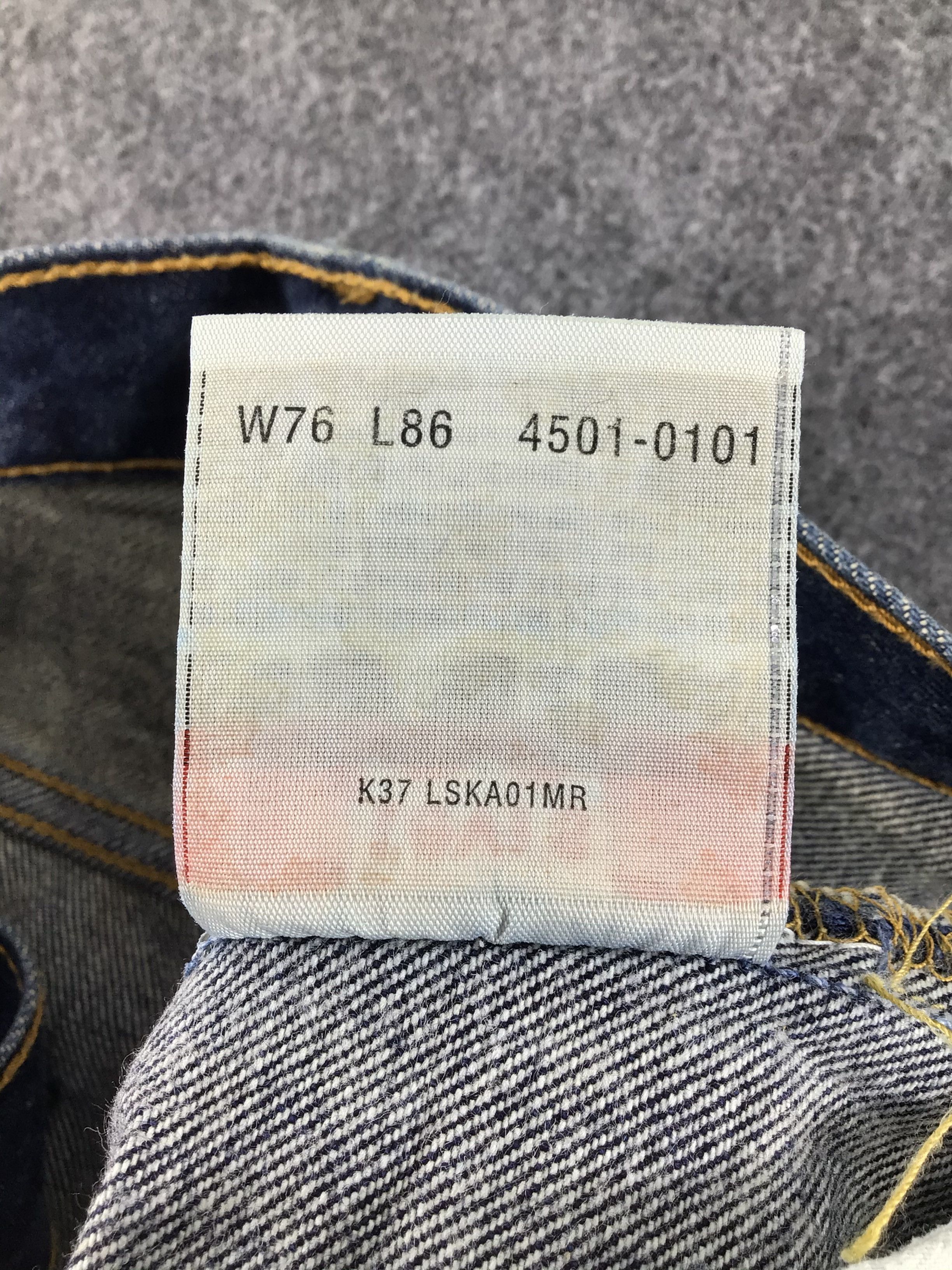 Levi's Rare Vintage Levis 501 Reverse Tab Jeans-J297 Size US 29 - 10 Thumbnail