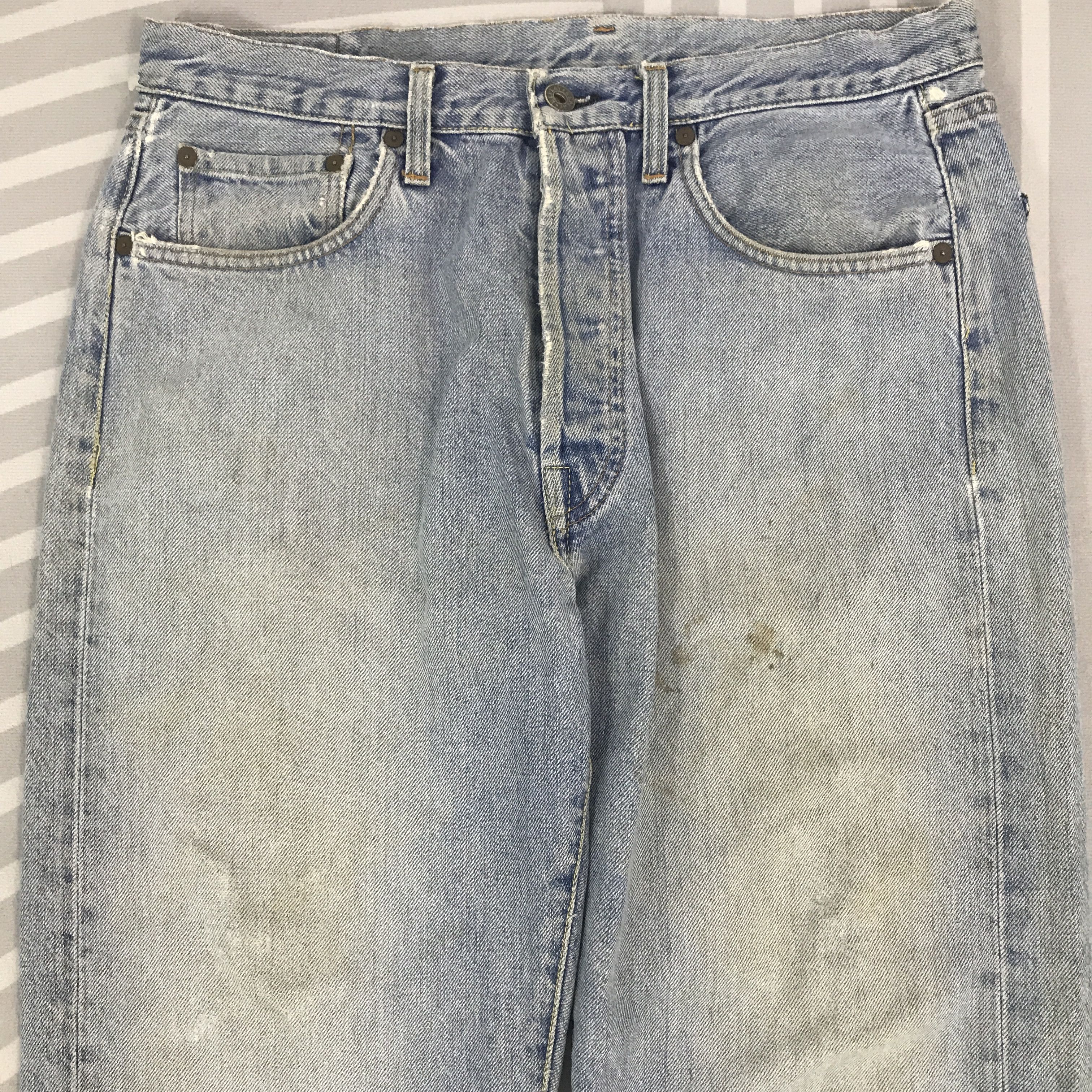 Replay × Vintage Vintage Replay Light wash baggy Denim Size US 32 / EU 48 - 2 Thumbnail