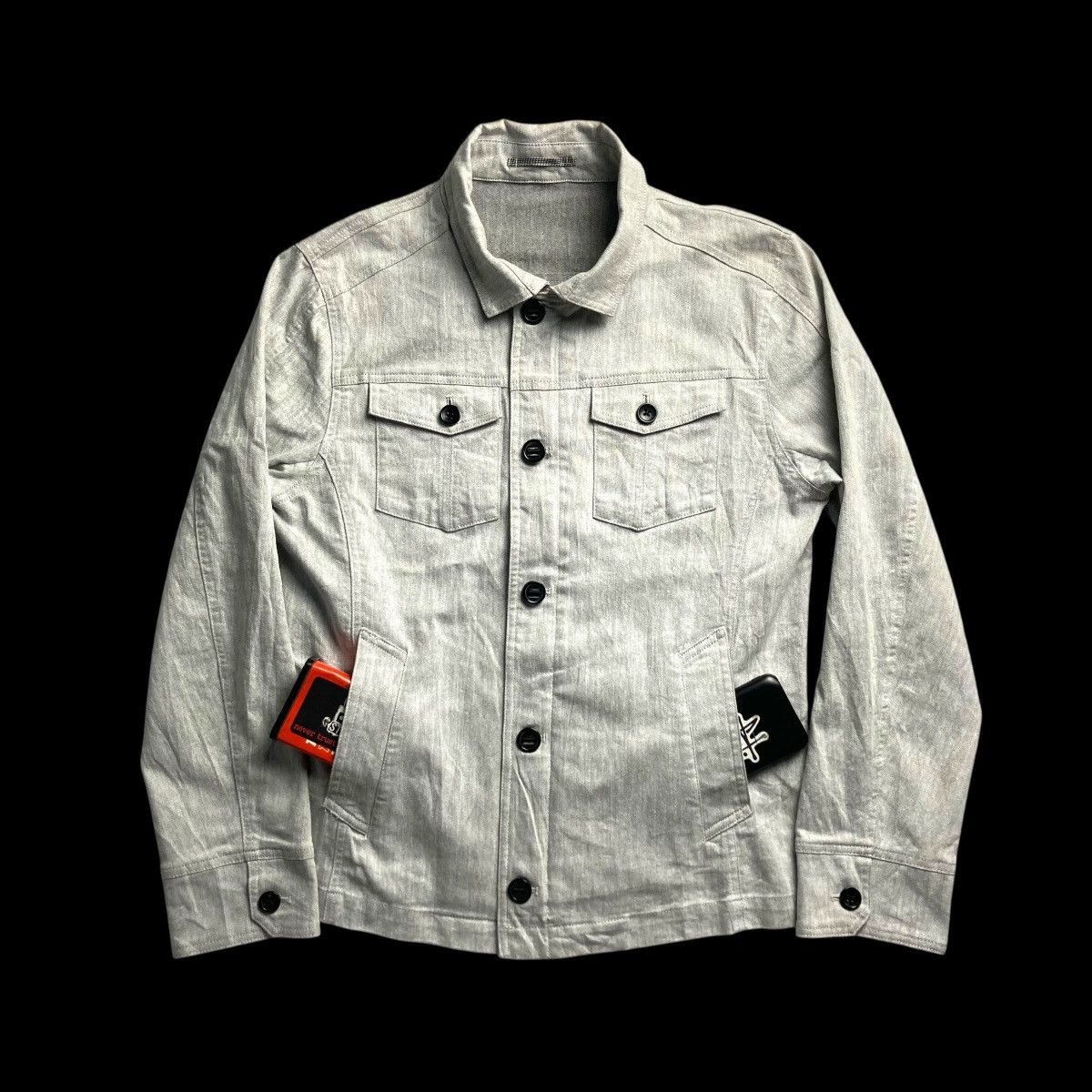 🇯🇵 SEMANTIC DESIGN BUTTON UP BUCKLE WAIST JACKET