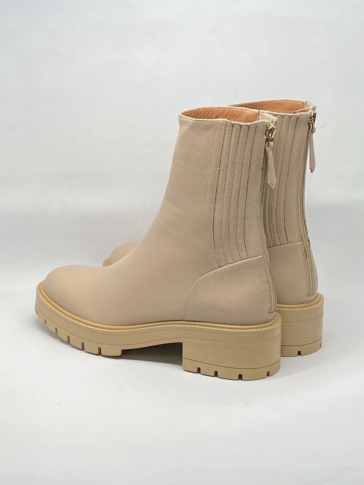 Aquazzura Aquazzura Saint Honore Leather Combat Booties size 39 Size US 9 / IT 39 - 8 Thumbnail