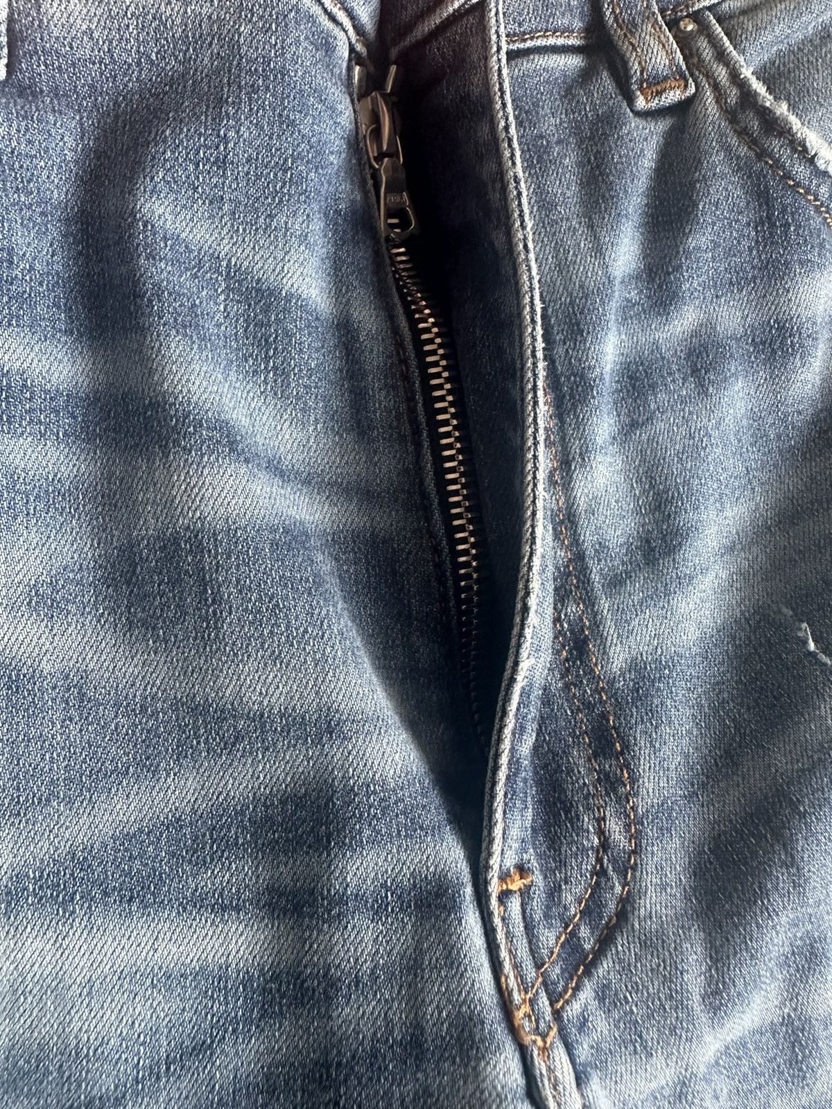 Amiri Amiri Indigo Distressed Jeans Size US 34 / EU 50 - 9 Thumbnail