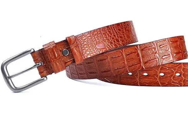 Japanese Brand × Leather Emboss Crocodile Pattern Belt Size ONE SIZE - 2 Thumbnail