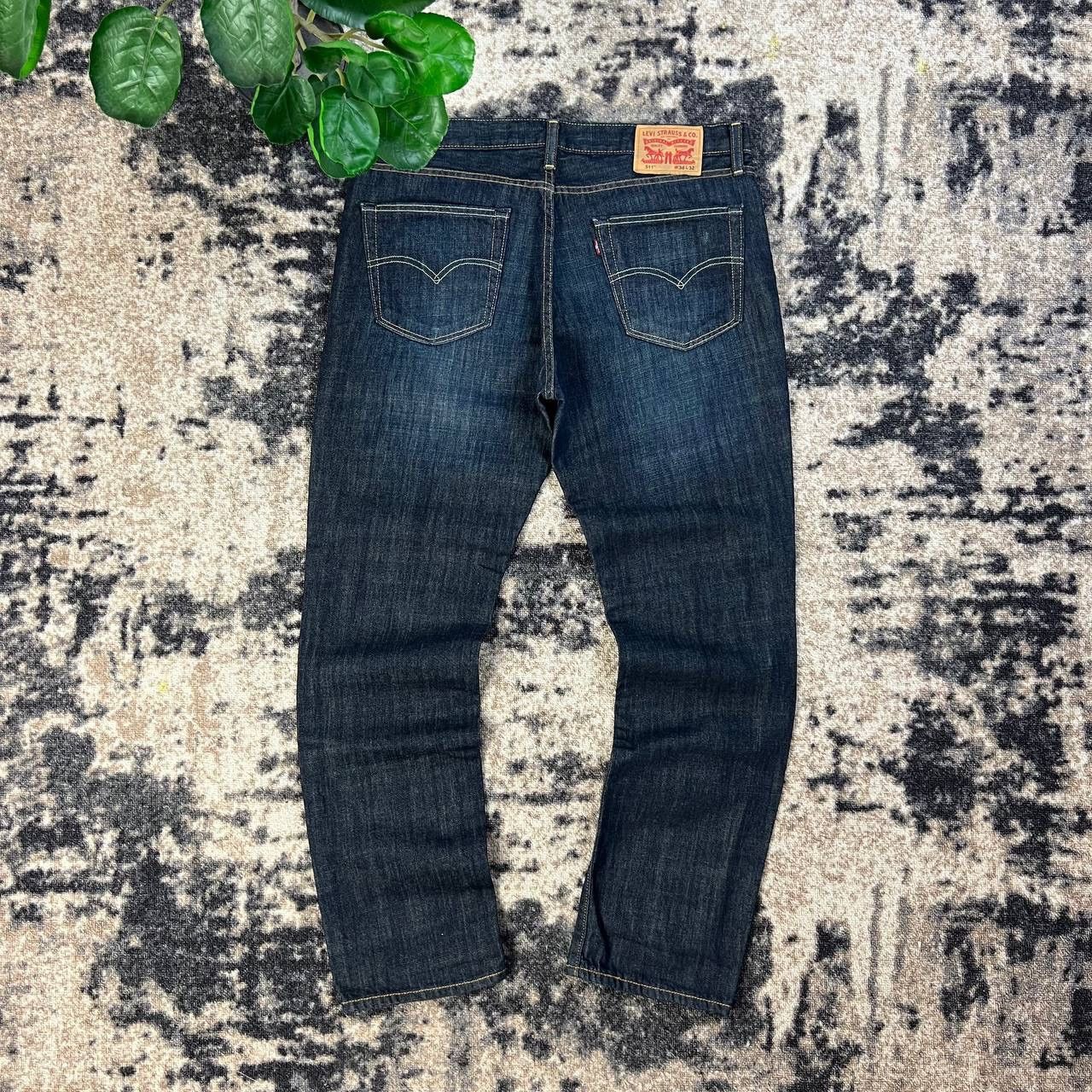 Levi's 511 Levis Vintage Y2K Dark Blue Denim Jeans Streetwear Style Size US 36 / EU 52 - 1 Thumbnail