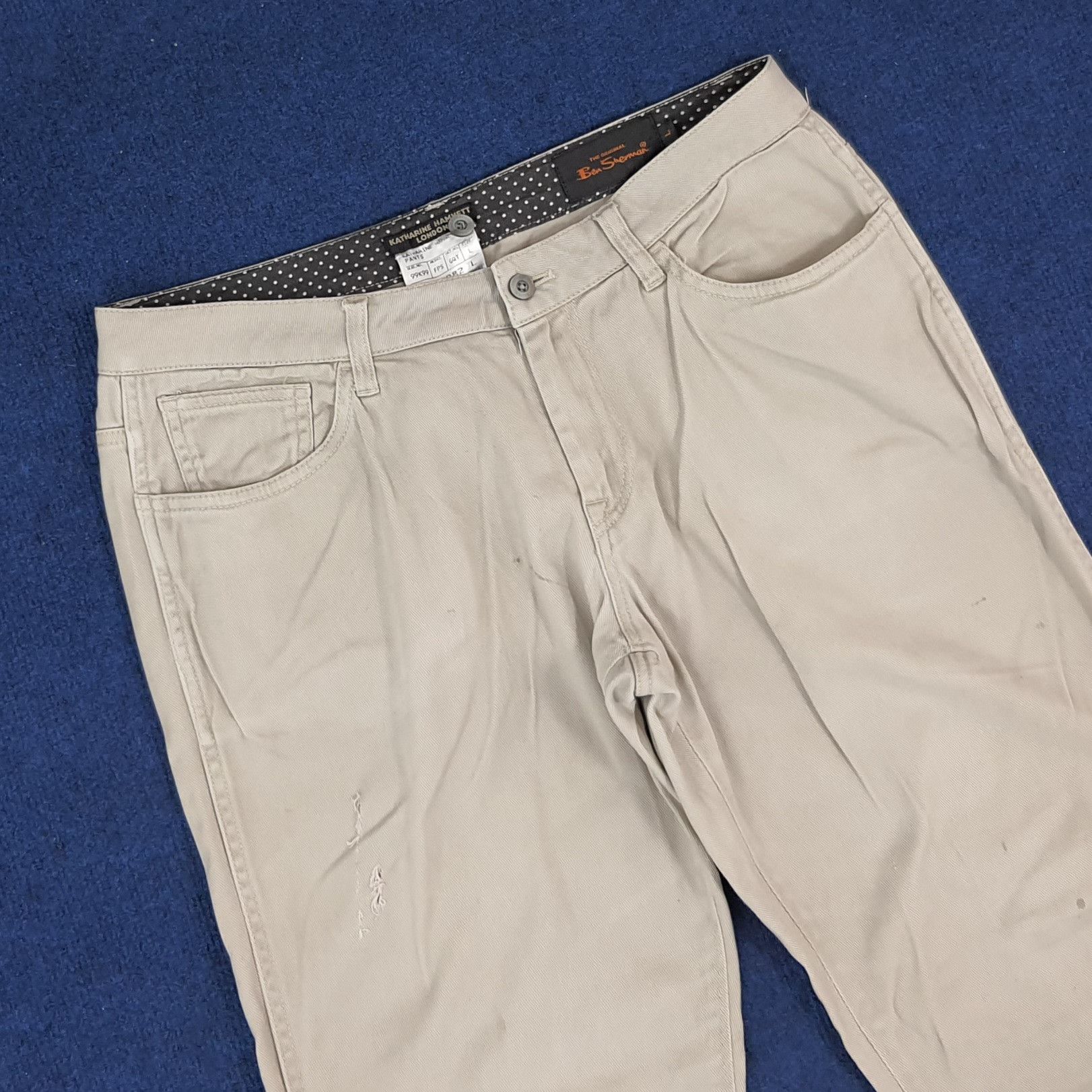 Ben Sherman × Designer × Katharine Hamnett London Vintage Katharine Hamnett x Ben Sherman Casual Pants Size US 33 - 2 Thumbnail