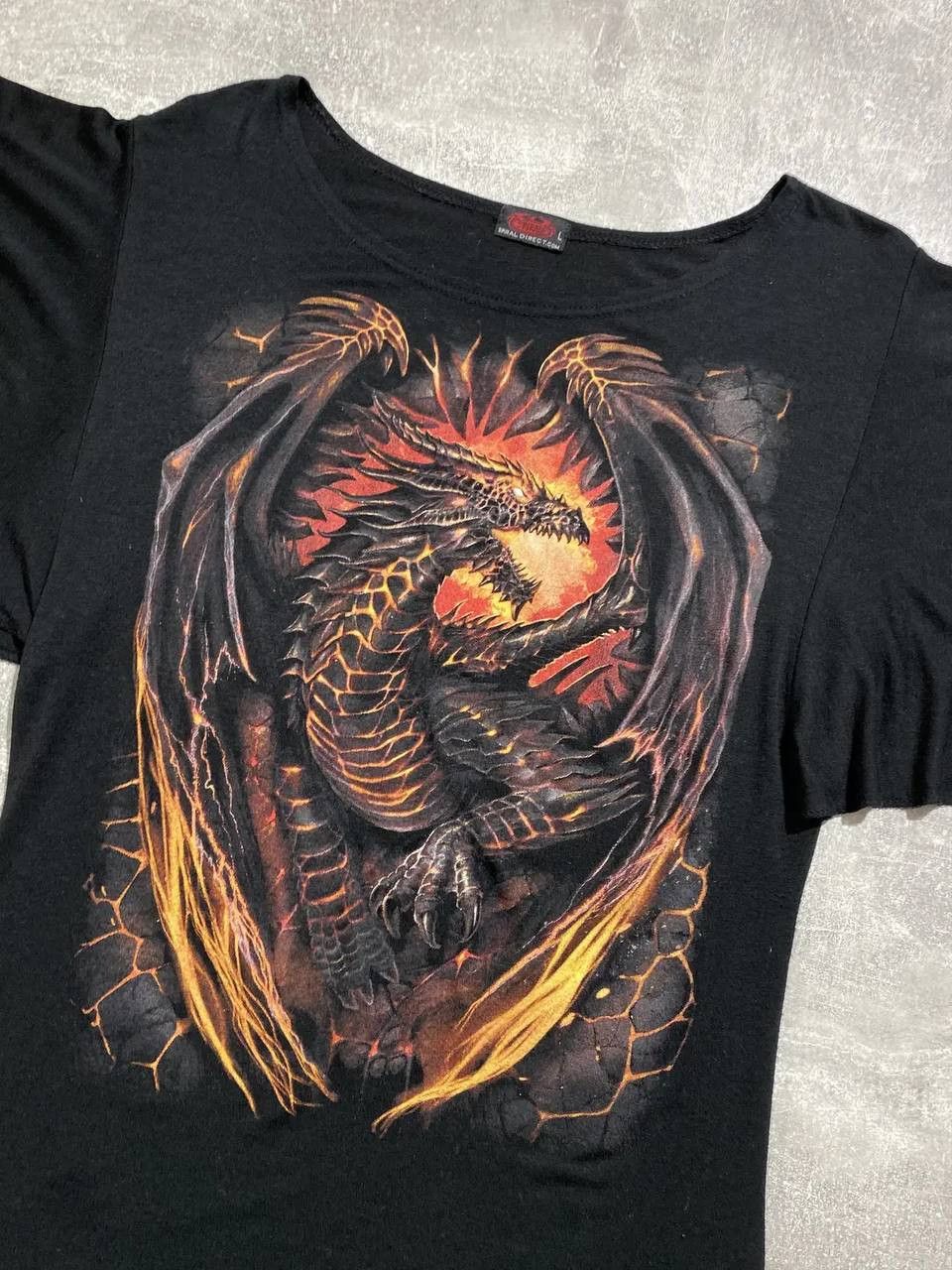 Other Vintage Y2K Dragon Gothic Style Tee Size US XS / EU 42 / 0 - 4 Thumbnail