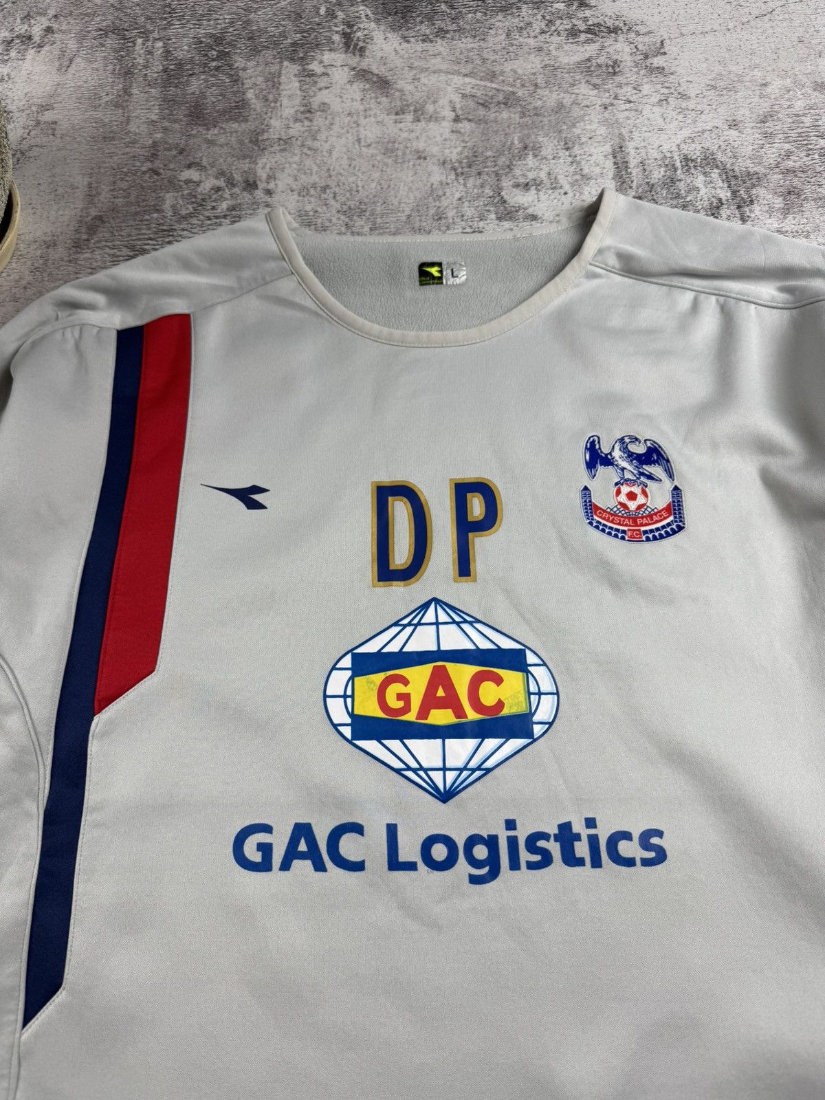 Diadora Crystal Palace Player Issue LongSleeve Diadora Soccer Football Jersey Sweatshirt Size US L / EU 52-54 / 3 - 6 Thumbnail