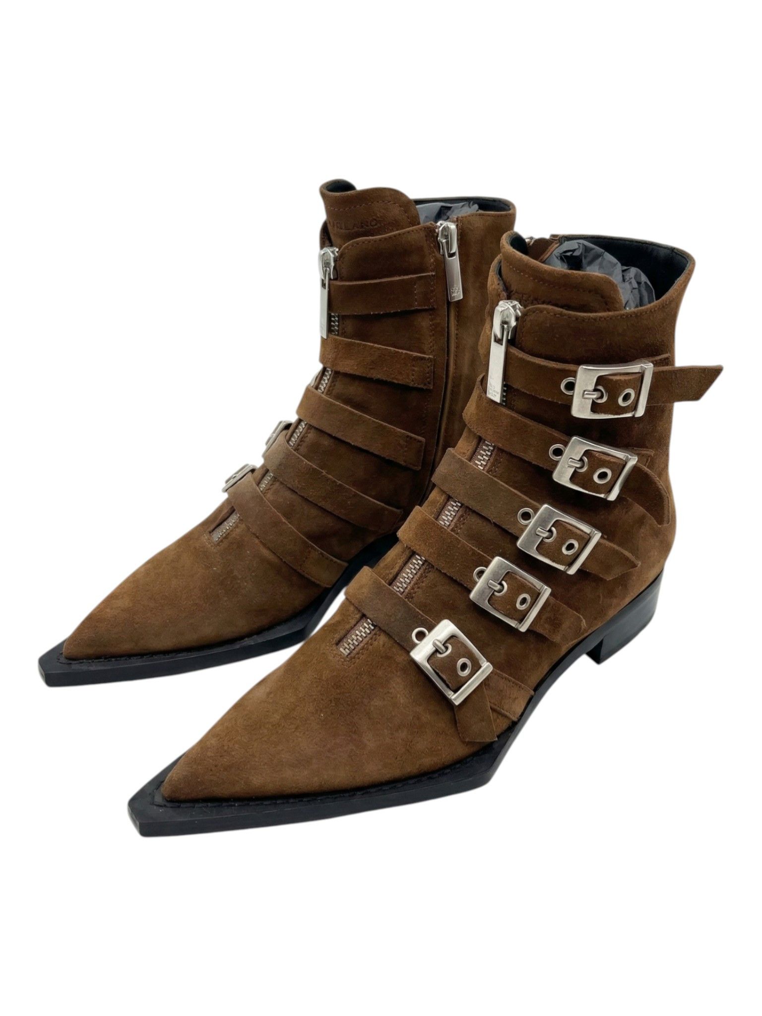 John Galliano SUEDE BOOTS Size US 8 / IT 38 - 1 Thumbnail