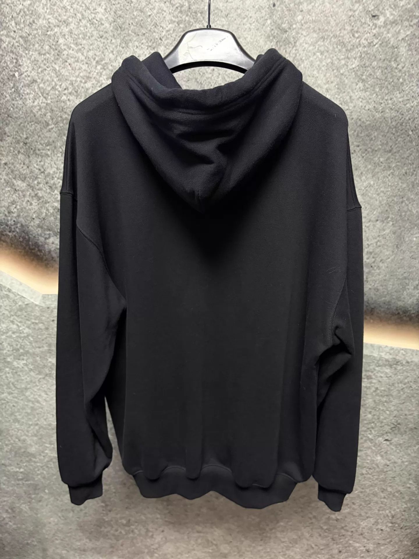 Balenciaga Balenciaga football logo hoodie M black Size M / US 6-8 / IT 42-44 - 2 Thumbnail