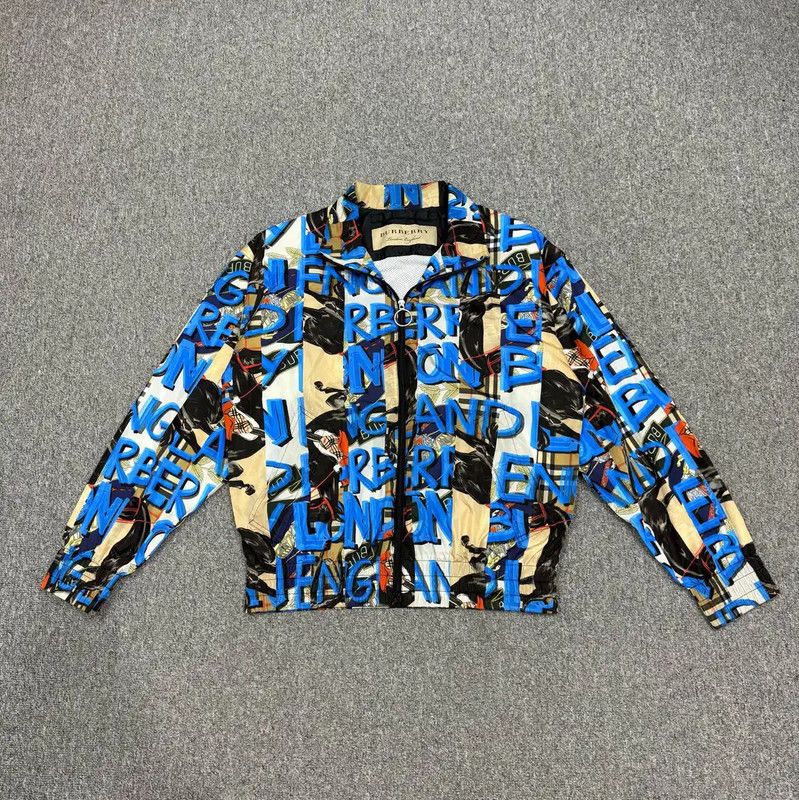 Burberry Burberry Multicolor Polyester Windbreaker Jacket Size US L / EU 52-54 / 3 - 1 Thumbnail