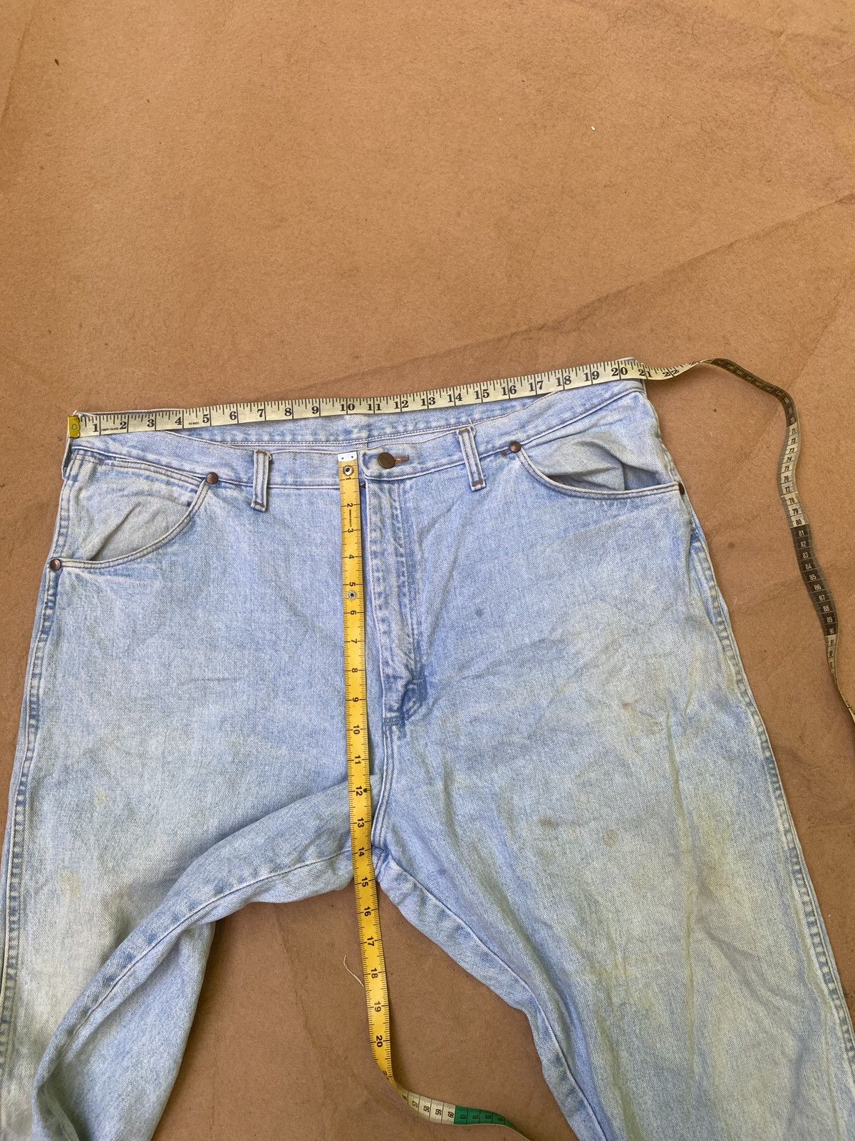 If Six Was Nine × Le Grande Bleu (L.G.B.) × Wrangler Vintage Wrangler straight cut denim Size US 42 / EU 58 - 8 Thumbnail