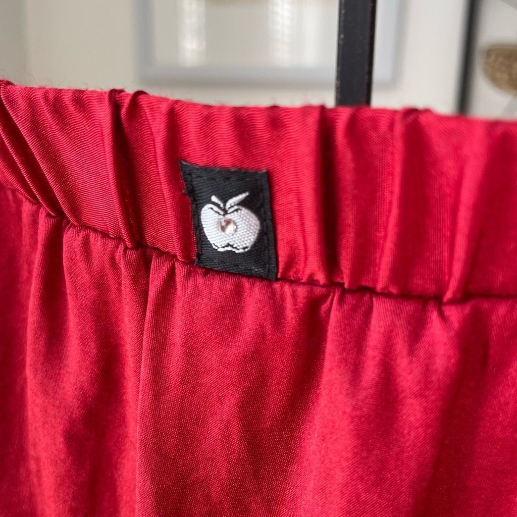 Other Vintage Y2K Apple Bottoms Red Satin Romper Removable Straps Size US 28 / EU 44 - 11 Thumbnail