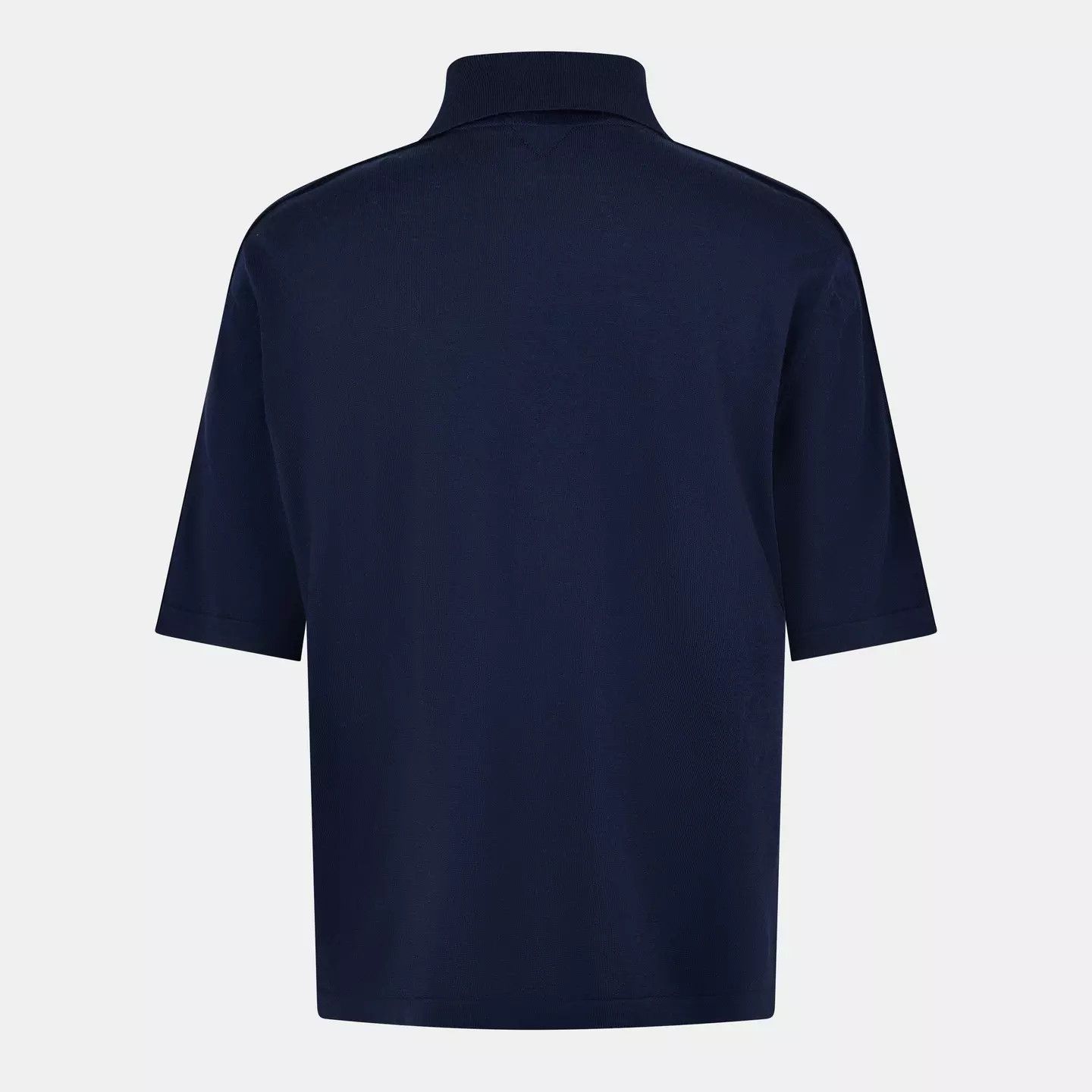 Bottega Veneta o1g2r1mq0426 Wool Polo Shirt in Midnight Blue Size US L / EU 52-54 / 3 - 2 Thumbnail