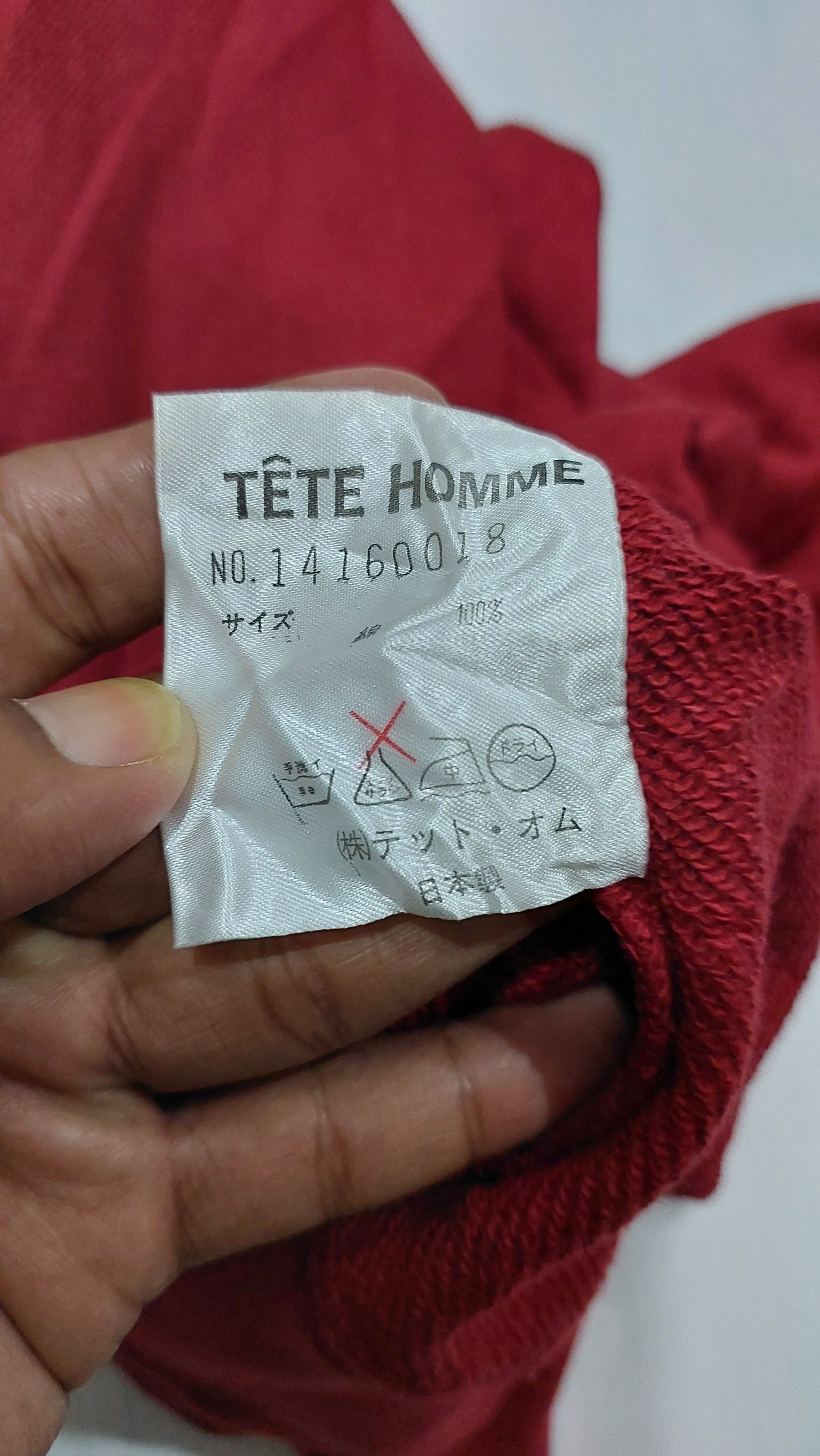 Issey Miyake × Tete Homme TETE HOMME SWEATSHIRTS Size US M / EU 48-50 / 2 - 4 Thumbnail