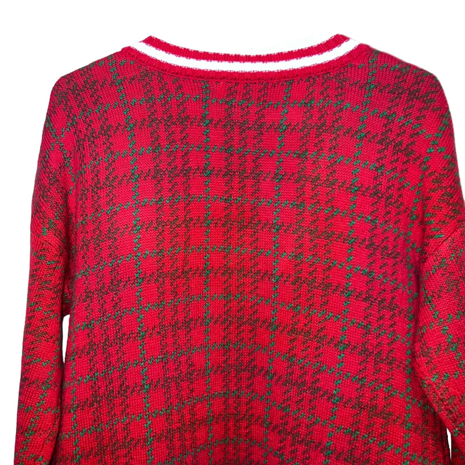 Other Joyland Long Sleeve Varsity Ugly Christmas Sweater Santa LG Size M / US 6-8 / IT 42-44 - 9 Thumbnail