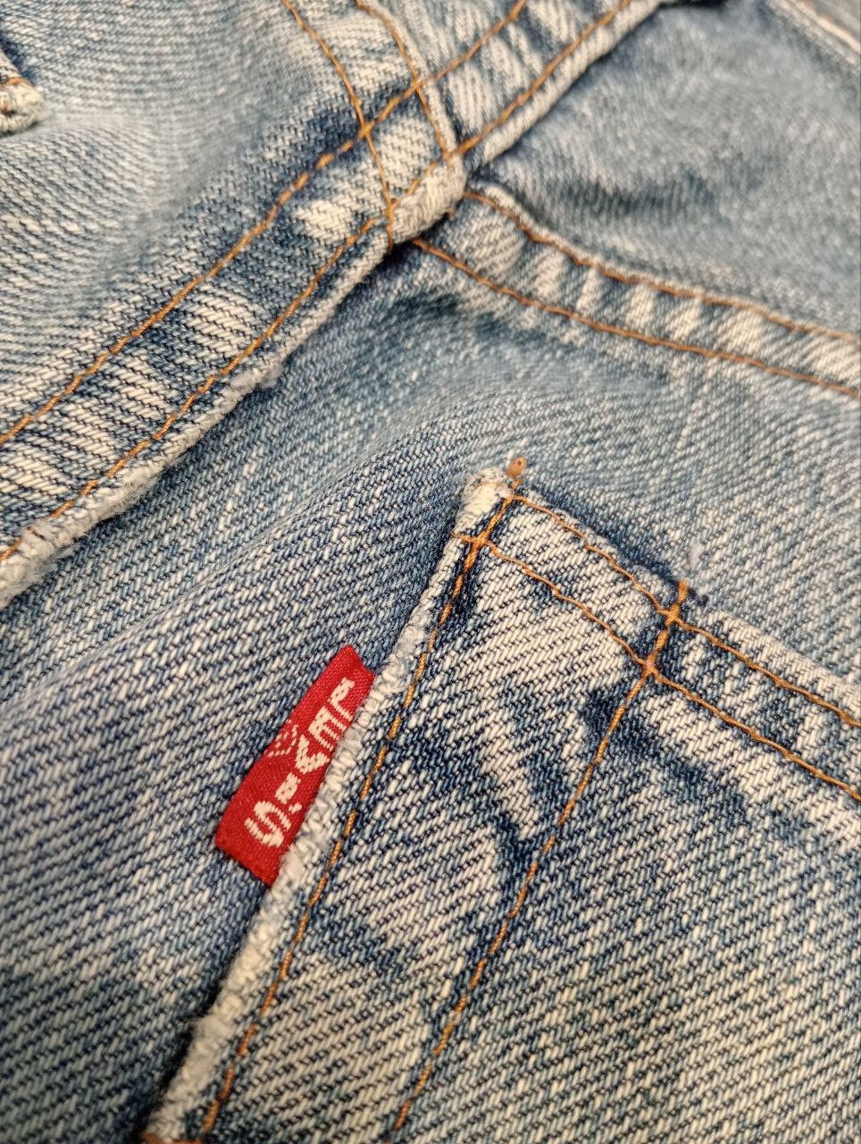Levi's Vintage Clothing LEVI'S VINTAGE 502XX CAPITAL E SELVEDGE DENIM PANTS Size US 29 - 15 Thumbnail