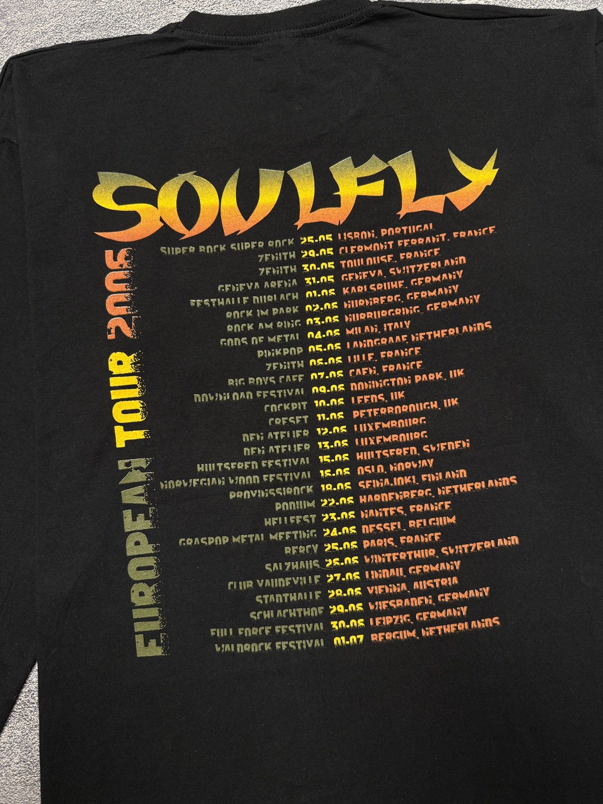 Band Tees × Vintage Vintage Soulfly tour 2006 Tour Shirt Size US L / EU 52-54 / 3 - 7 Thumbnail