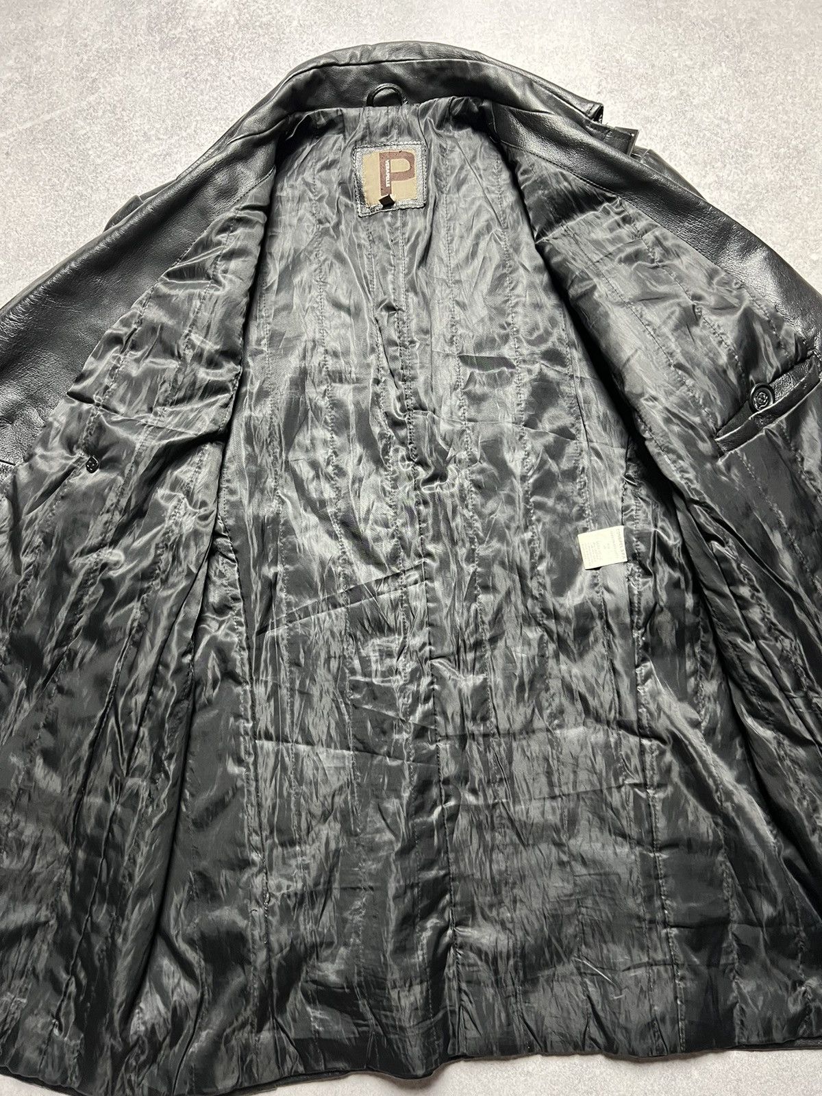 Vera Pelle Vintage Vera Pele Faded Leather Coat Jacket Size US L / EU 52-54 / 3 - 9 Thumbnail
