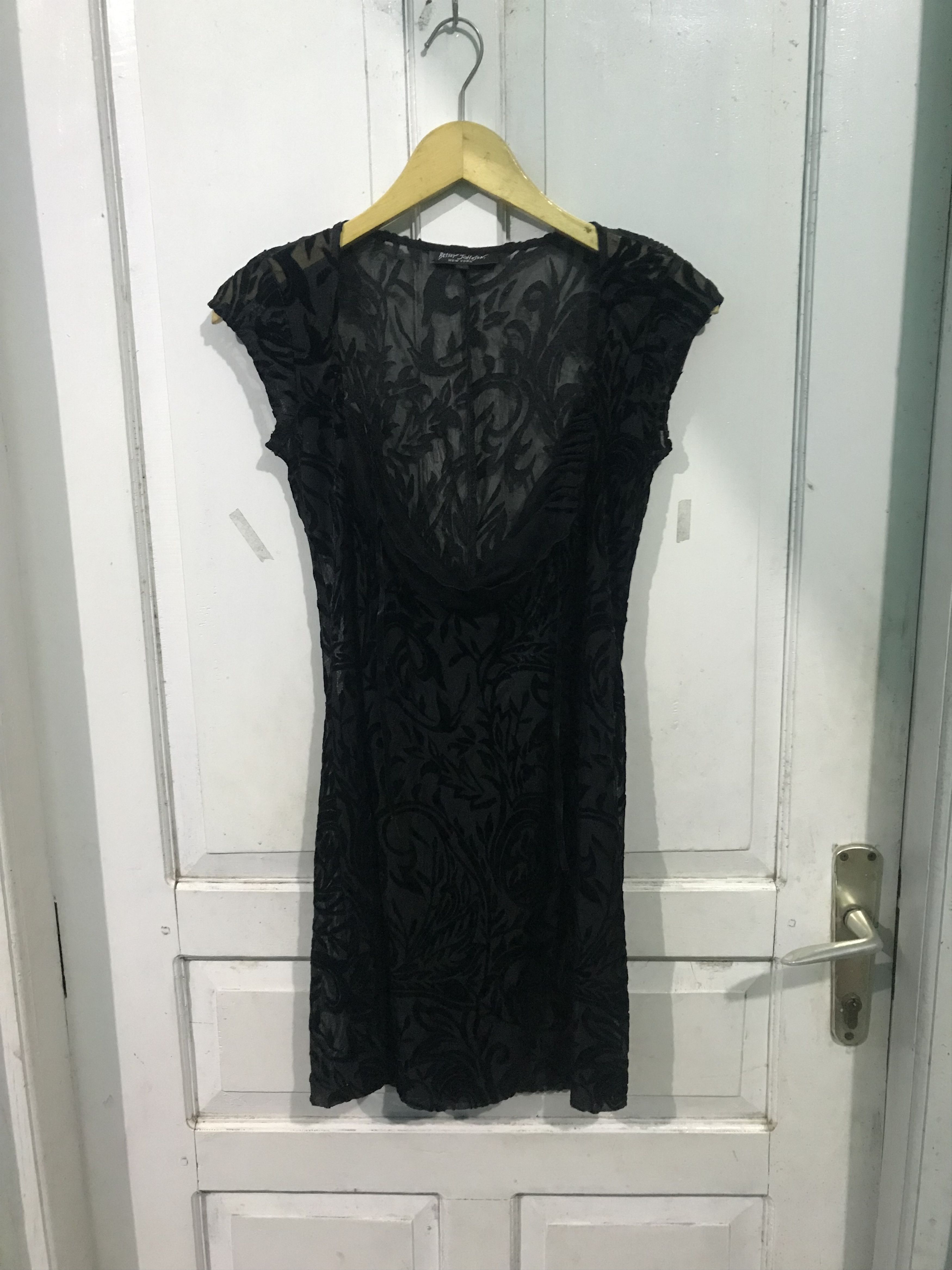 Betsey Johnson Betsey johnson black velvet patterned Size S / US 4 / IT 40 - 1 Thumbnail