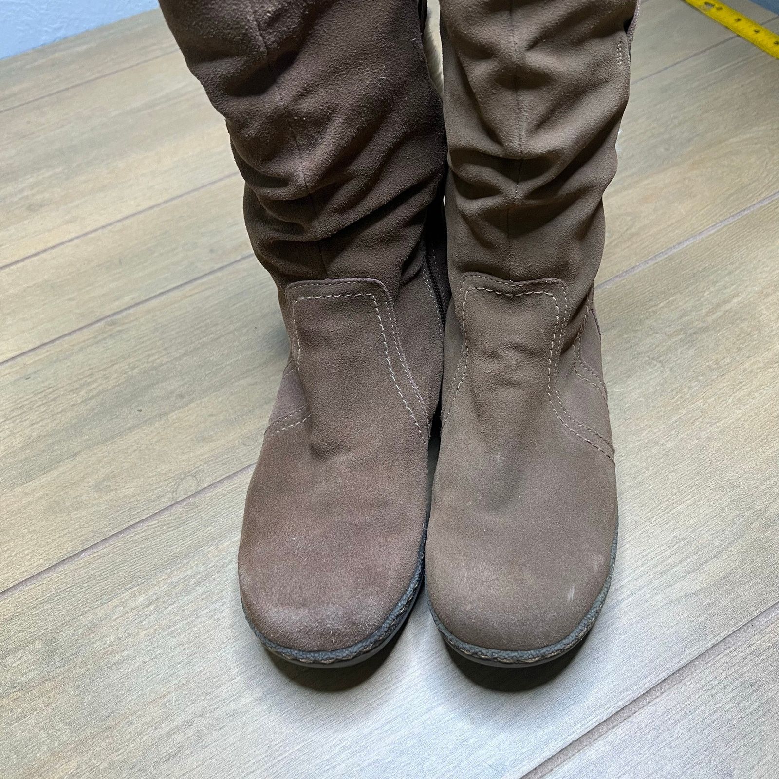 Vintage BareTraps Venture Women’s Brown Faux Fur Lined Boots 9.5 M Size US 9.5 / IT 39.5 - 2 Thumbnail