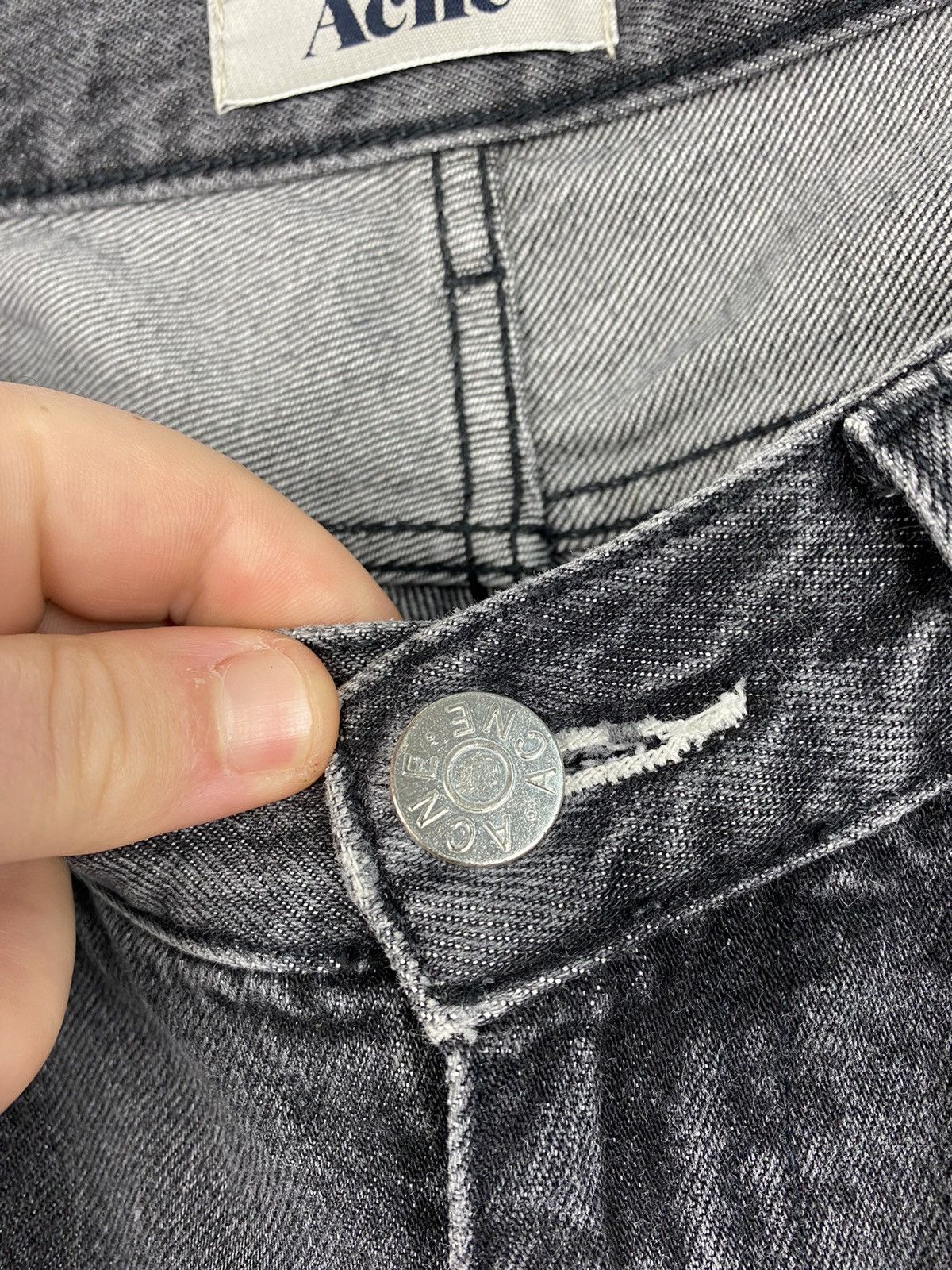 Acne Studios Acne Mic Black Stone Denim Pants Our Legacy Norse Projects Size US 31 - 5 Thumbnail
