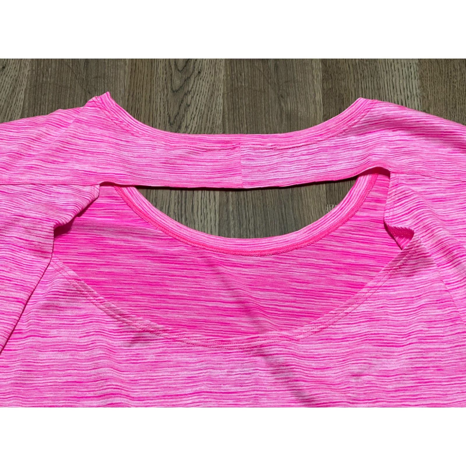 Vintage Xersion Shirt Women's XXL Pink Short Sleeve Back Cut Out Size XXL / US 16-18 / IT 52-54 - 3 Thumbnail