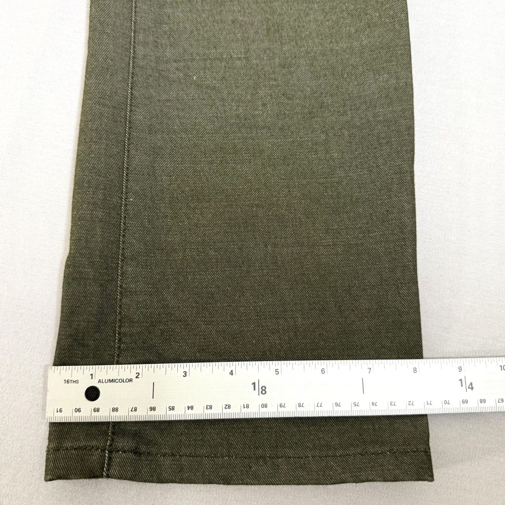 Black Diamond Black Diamond Jeans Men 33x34 Green Straight Fit Stretch Denim Pant Climb Regular Pocket Logo Size US 33 - 5 Thumbnail