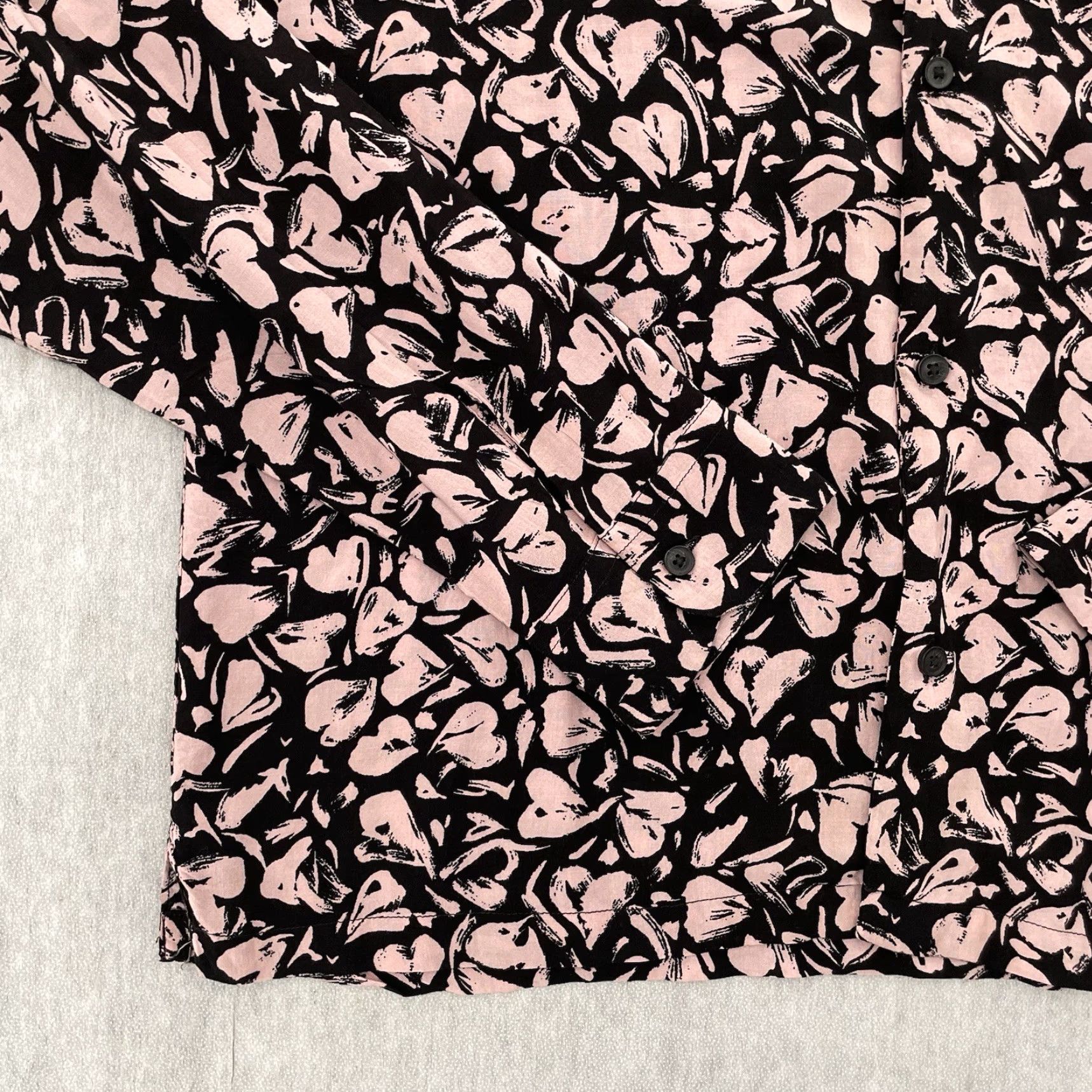 Allsaints VINTAGE AllSaints Shirt Men's Long Sleeve Button-Up XL Pink Geometric 90s Casual Size US XL / EU 56 / 4 - 4 Thumbnail