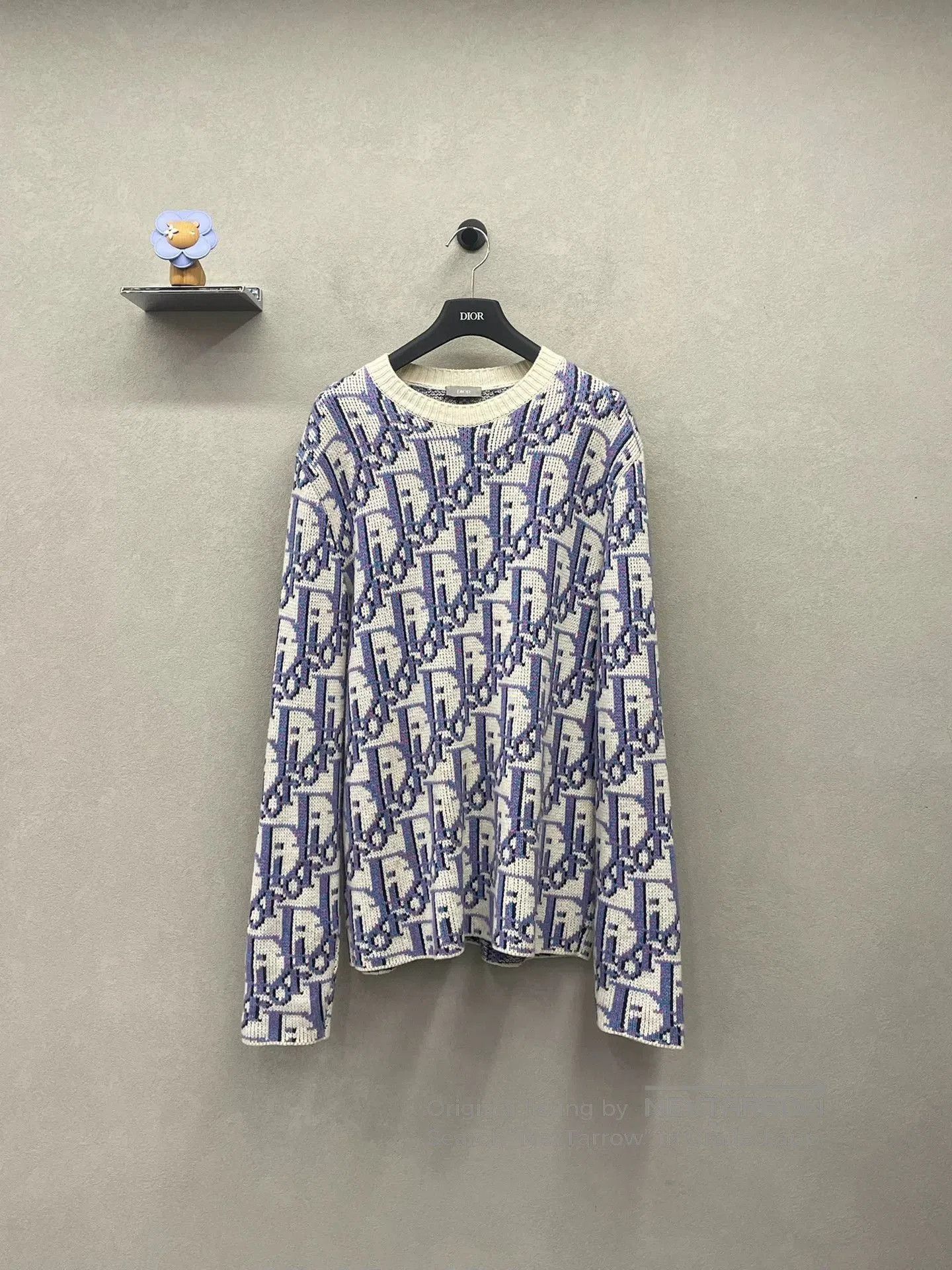 Dior Dior Blue Purple Logo Sweater. Size XS / US 0-2 / IT 36-38 - 1 Thumbnail