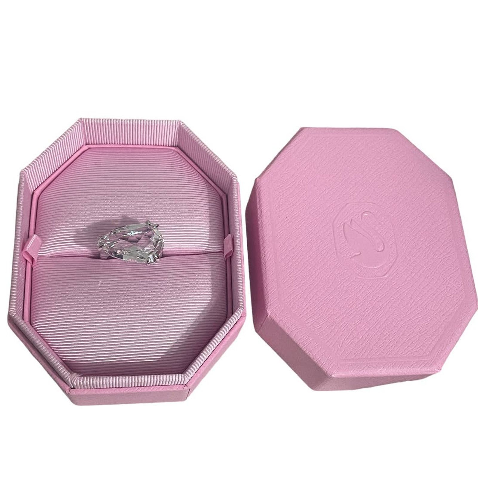 Swarovski Swarovski ring Trilliant cut, White, Rhodium plated Size 7 Size ONE SIZE - 3 Thumbnail