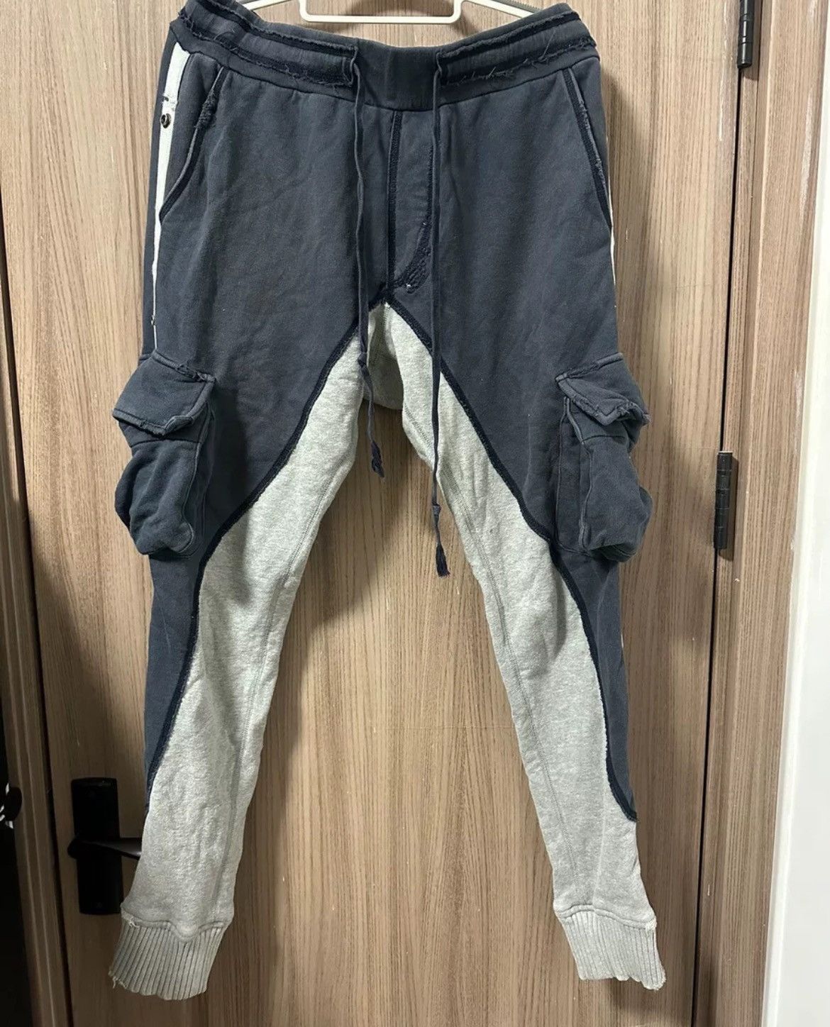 Greg Lauren GREG LAUREN Spliced Pants - DMC-2508 Size US 36 / EU 52 - 1 Thumbnail