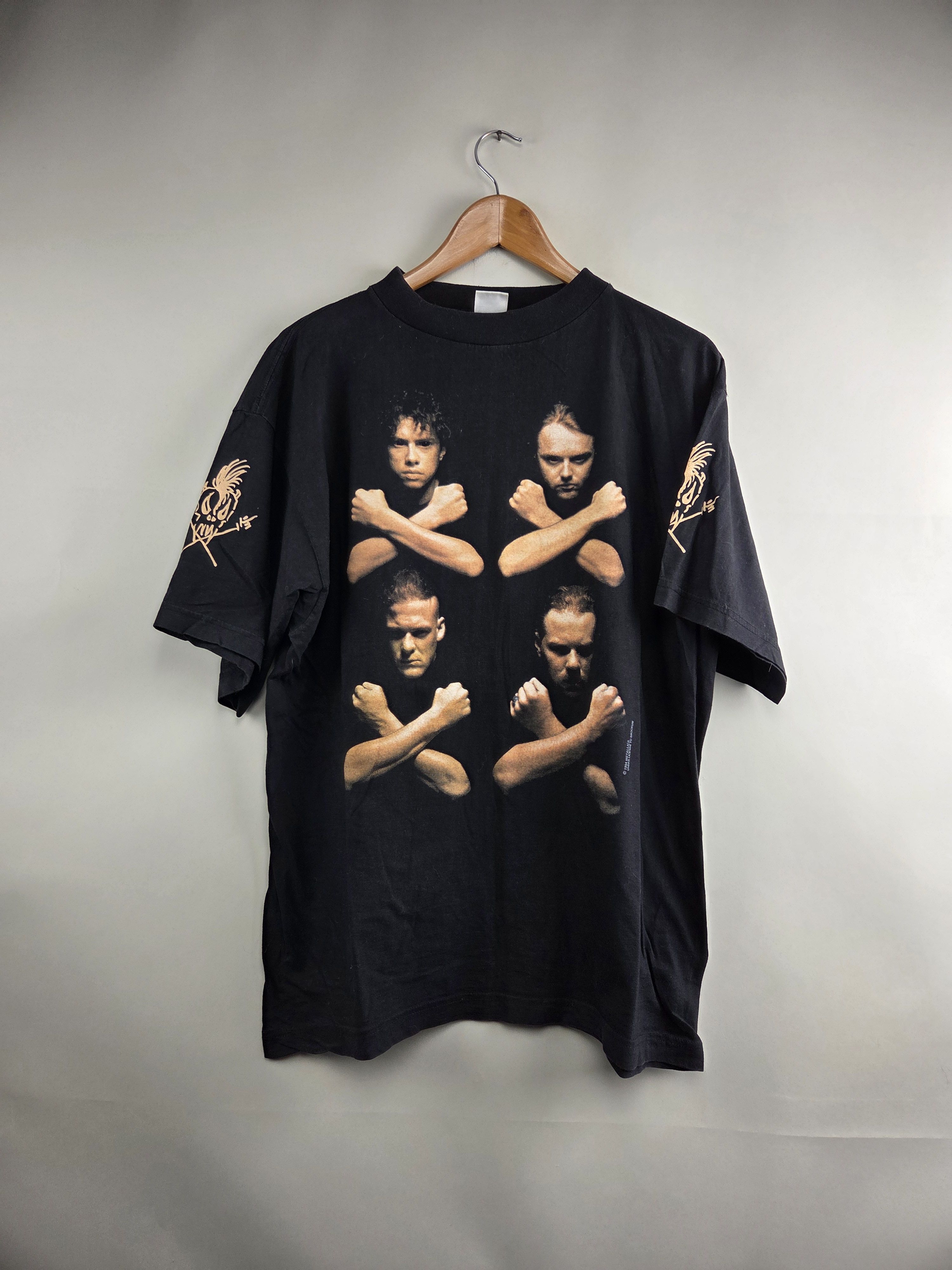Band Tees × Metallica × Vintage 1994 Metallica Birth school death XL 22.5" 28" Size US XL / EU 56 / 4 - 1 Thumbnail