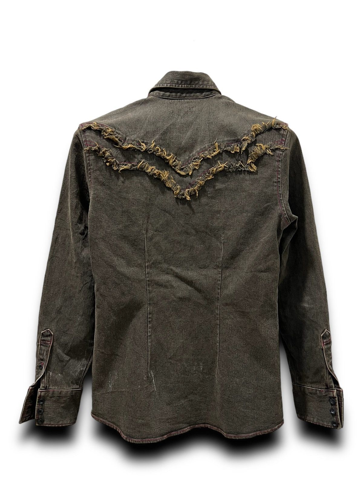 Designer × Japanese Brand × Tornado Mart TORNADO MART LONG SLEEVES DENIME SHIRT BUTTON UP Size US M / EU 48-50 / 2 - 2 Thumbnail