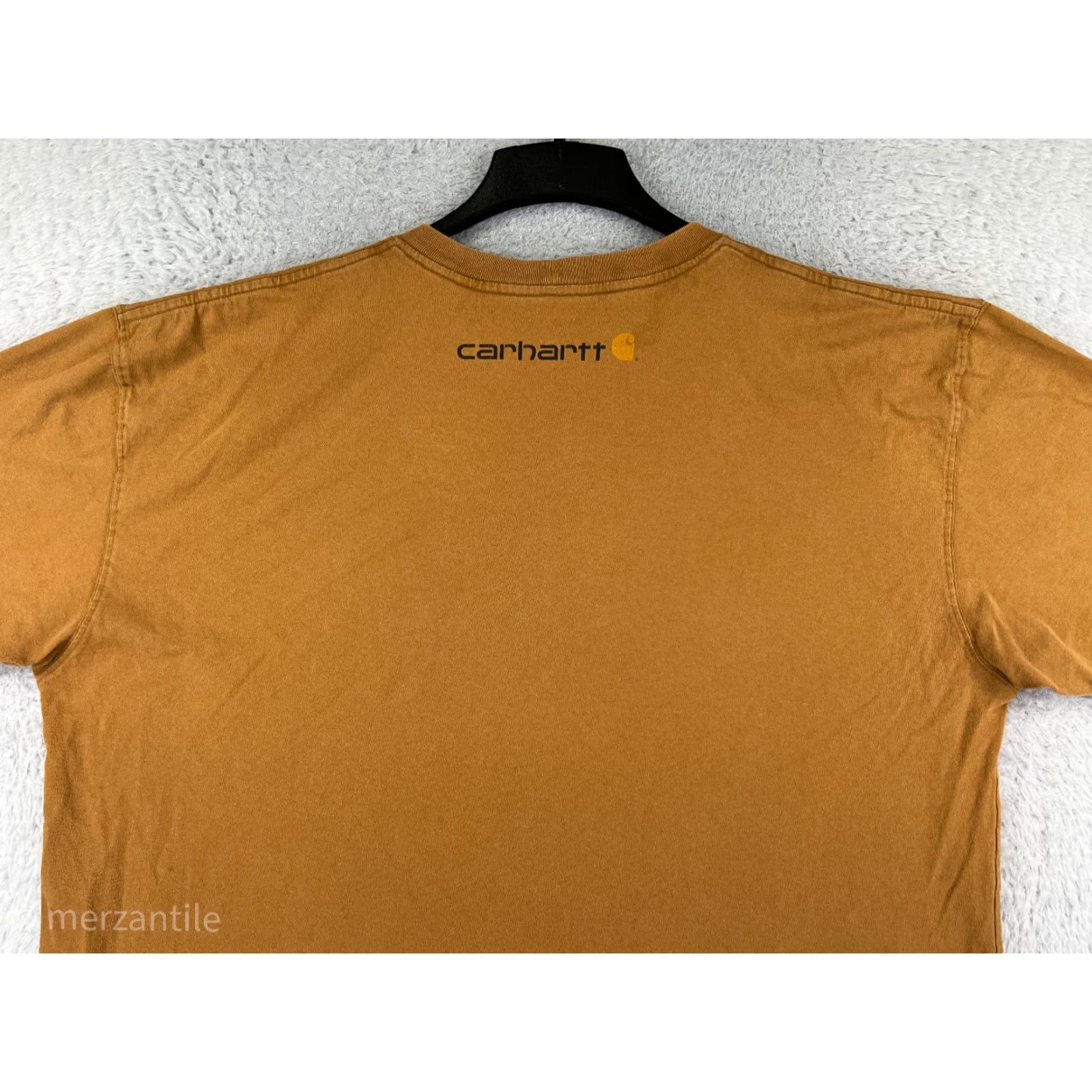 Carhartt Carhartt Mens T-Shirt 2XL Yellow Short Sleeve Crew Neck 100% Cotton Pocket K195 Size US XXL / EU 58 / 5 - 5 Thumbnail