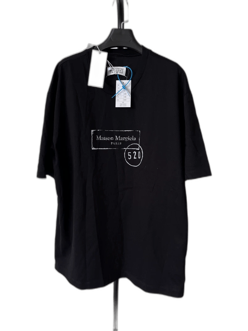 maison margiela 520 logo print t-shirt