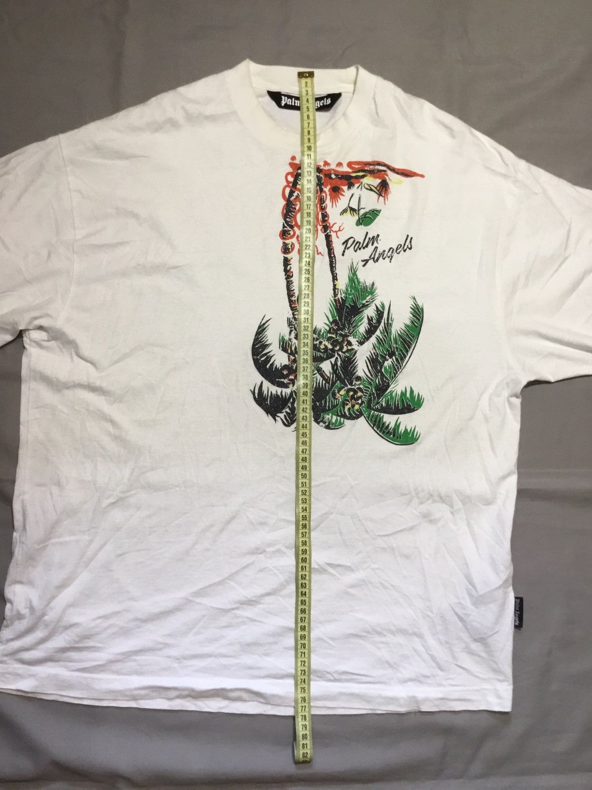 Palm Angels Palm Angels Men's Upside Down Palm Graphic T-Shirt Size M Size US M / EU 48-50 / 2 - 7 Thumbnail