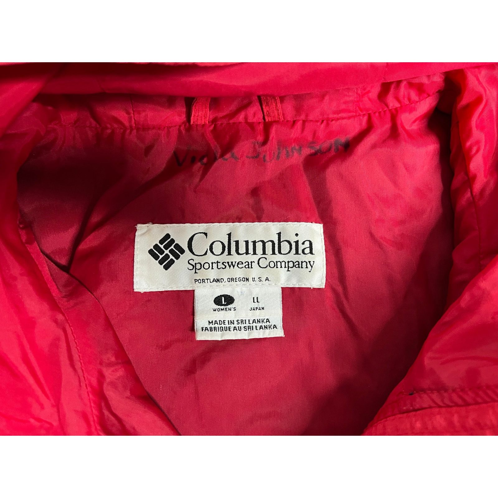 Columbia × Vintage Vintage 90s Columbia Full Zip Windbreaker Jacket Women's L Size L / US 10 / IT 46 - 3 Thumbnail