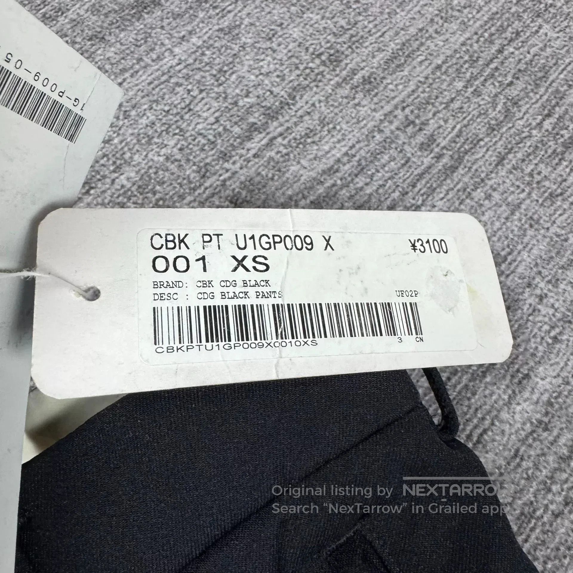 Comme des Garcons Black CDG Black Harem Pants for Sale. Size US 26 / EU 42 - 7 Thumbnail