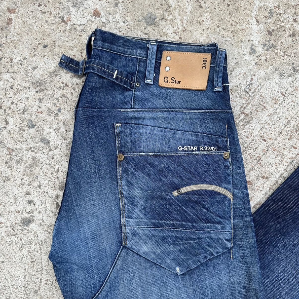 G-Star Vintage G Star Raw 3301 Jeans W34xL34 Pants Crazy Fit Y2K Size US 34 / EU 50 - 11 Thumbnail