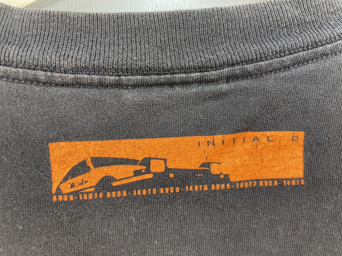 Vintage Vintage 90s Initial D Japanese Anime Series t shirt Size US L / EU 52-54 / 3 - 6 Thumbnail